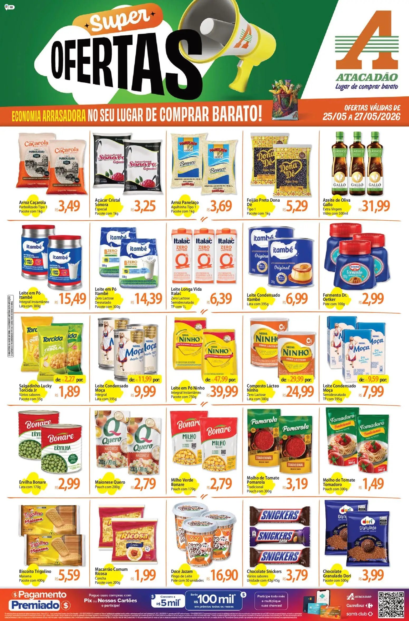 Atacadão folheto a partir de 25/05/2026 Atacadão ofertas - RR (2026-05-25 - 2026-05-27)