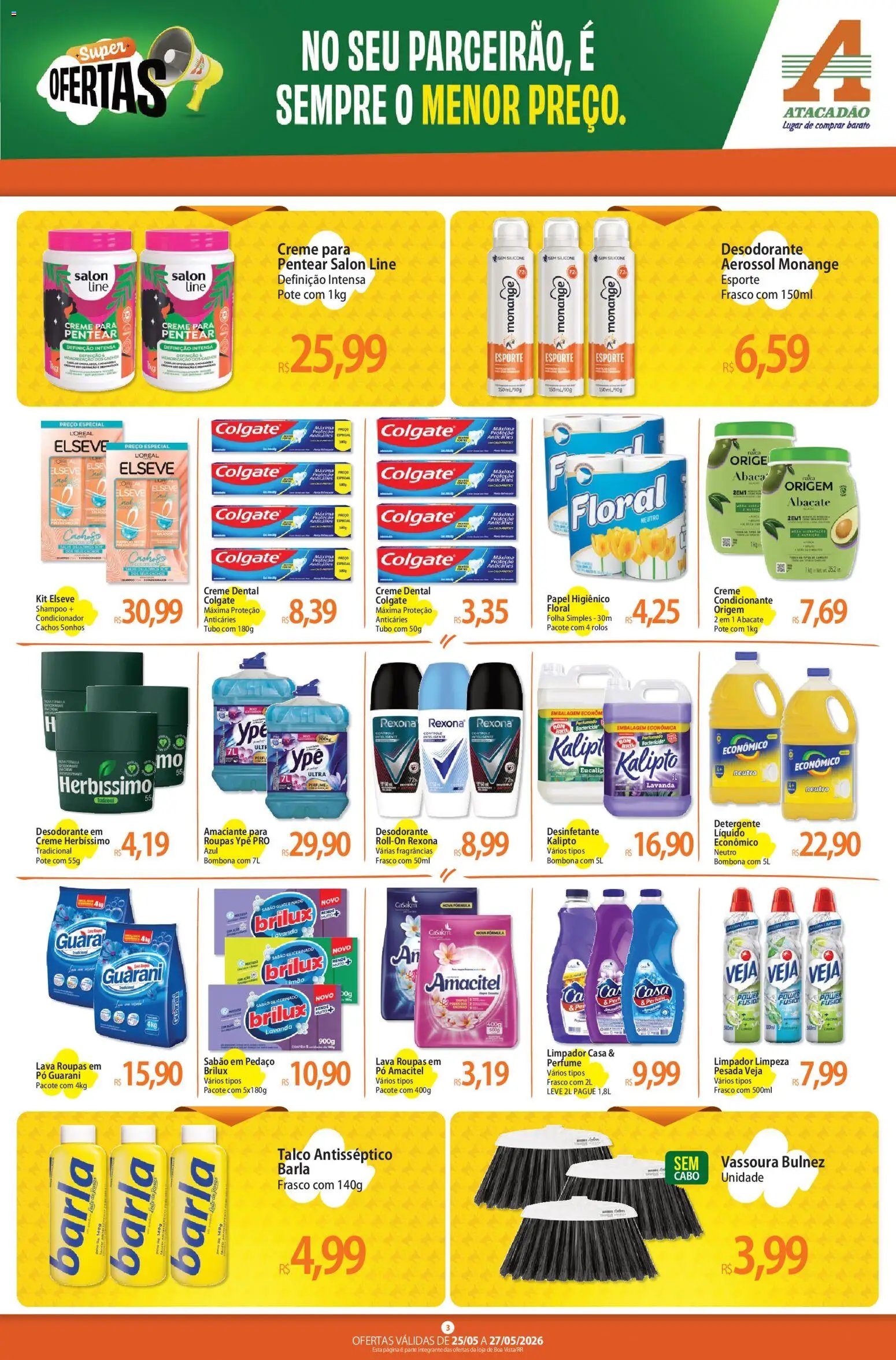 Atacadão folheto a partir de 25/05/2026 Atacadão ofertas - RR (2026-05-25 - 2026-05-27)