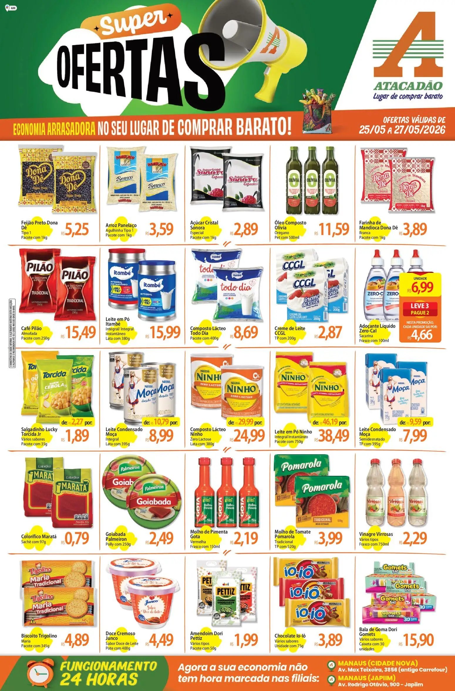 Atacadão folheto a partir de 25/05/2026 Atacadão ofertas - AM (2026-05-25 - 2026-05-27)