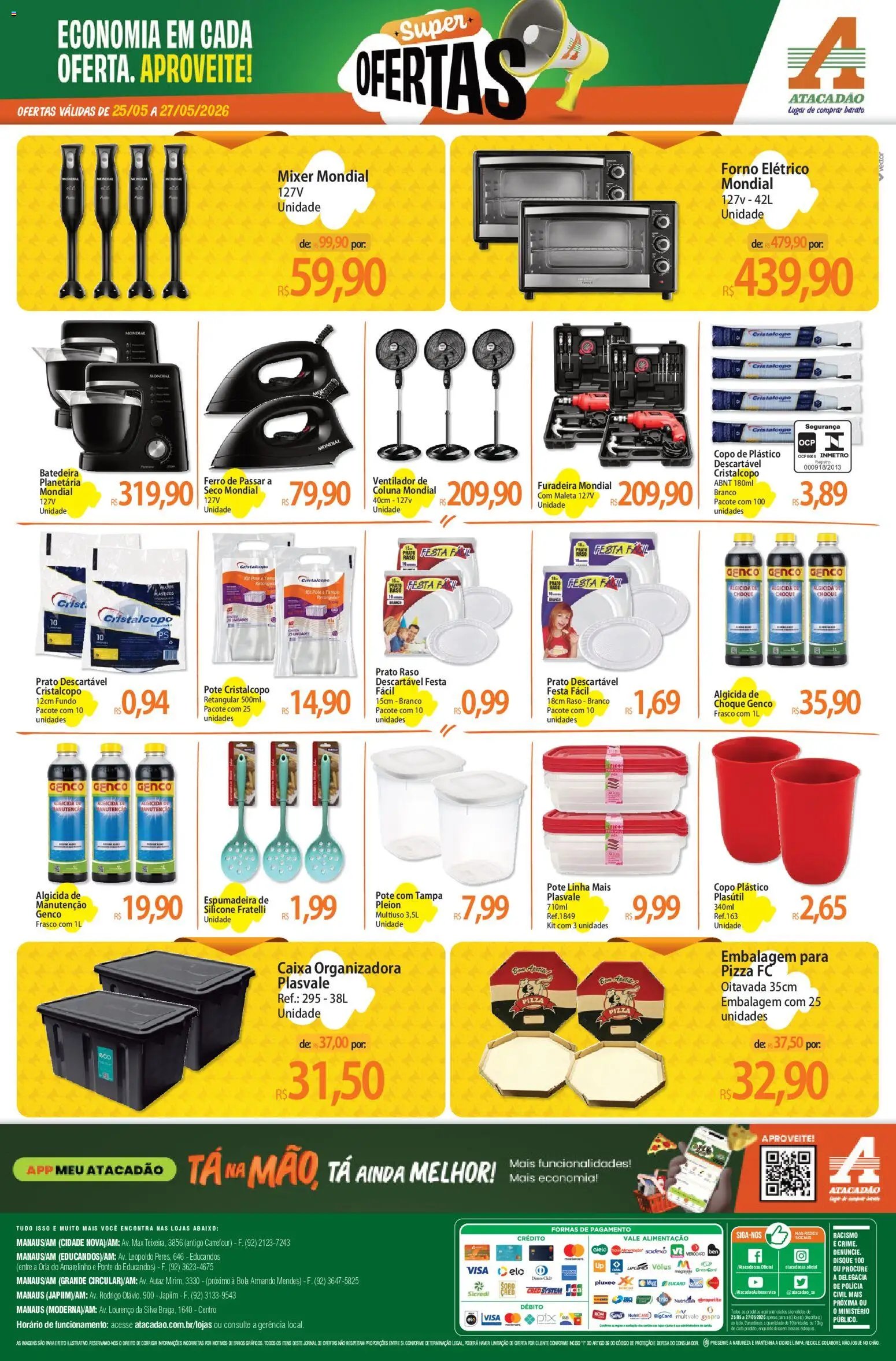 Atacadão folheto a partir de 25/05/2026 Atacadão ofertas - AM (2026-05-25 - 2026-05-27)