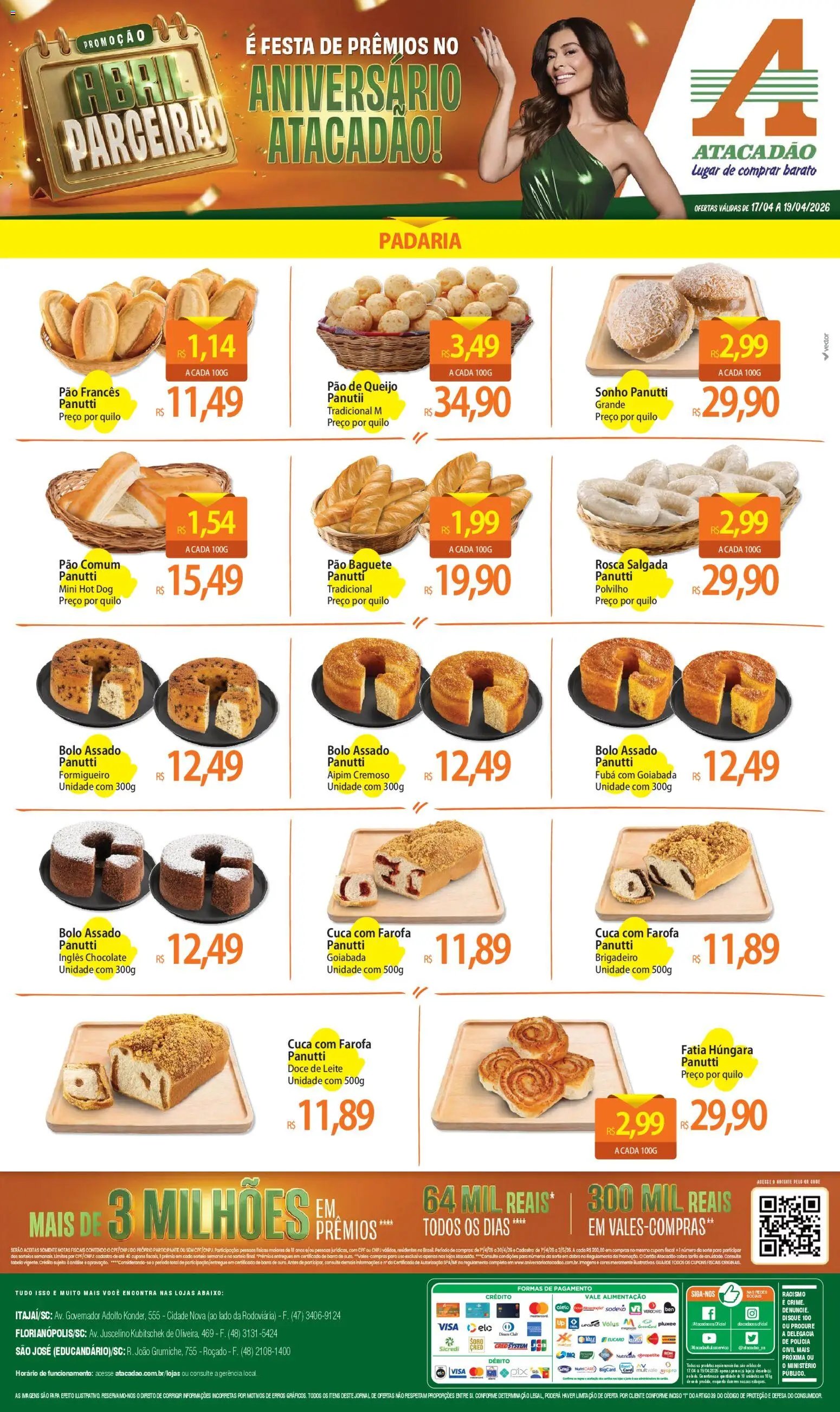 Atacadão folheto a partir de 17/04/2026 Atacadão ofertas - SC (2026-04-17 - 2026-04-19)
