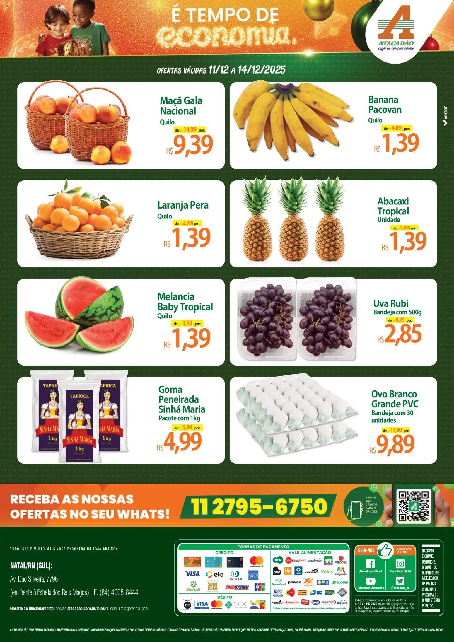 Atacadão folheto a partir de 11/12/2025 Ofertas - RN (2025-12-11 - 2025-12-14)