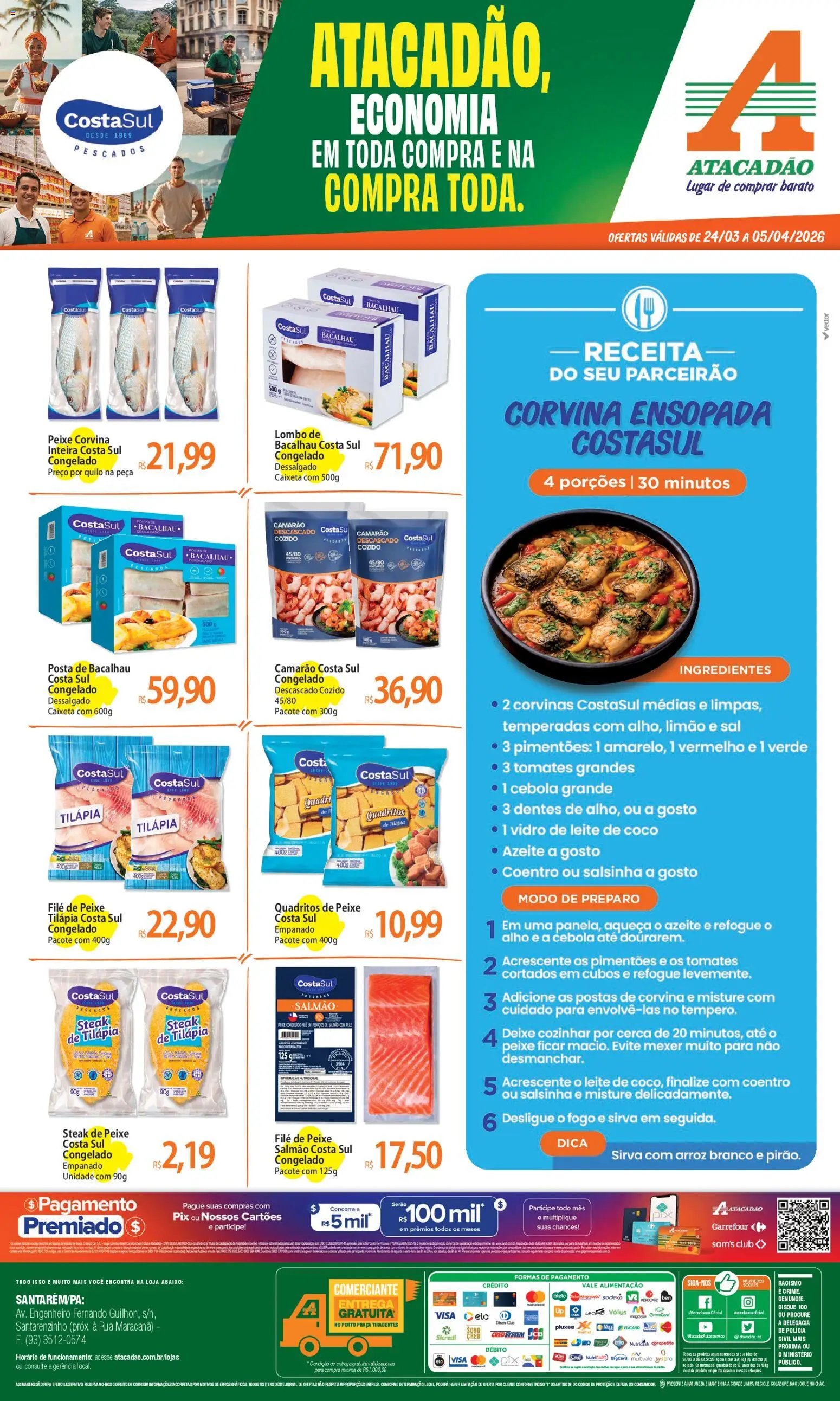 Atacadão folheto a partir de 24/03/2026 Atacadão ofertas - PA (2026-03-24 - 2026-04-05)