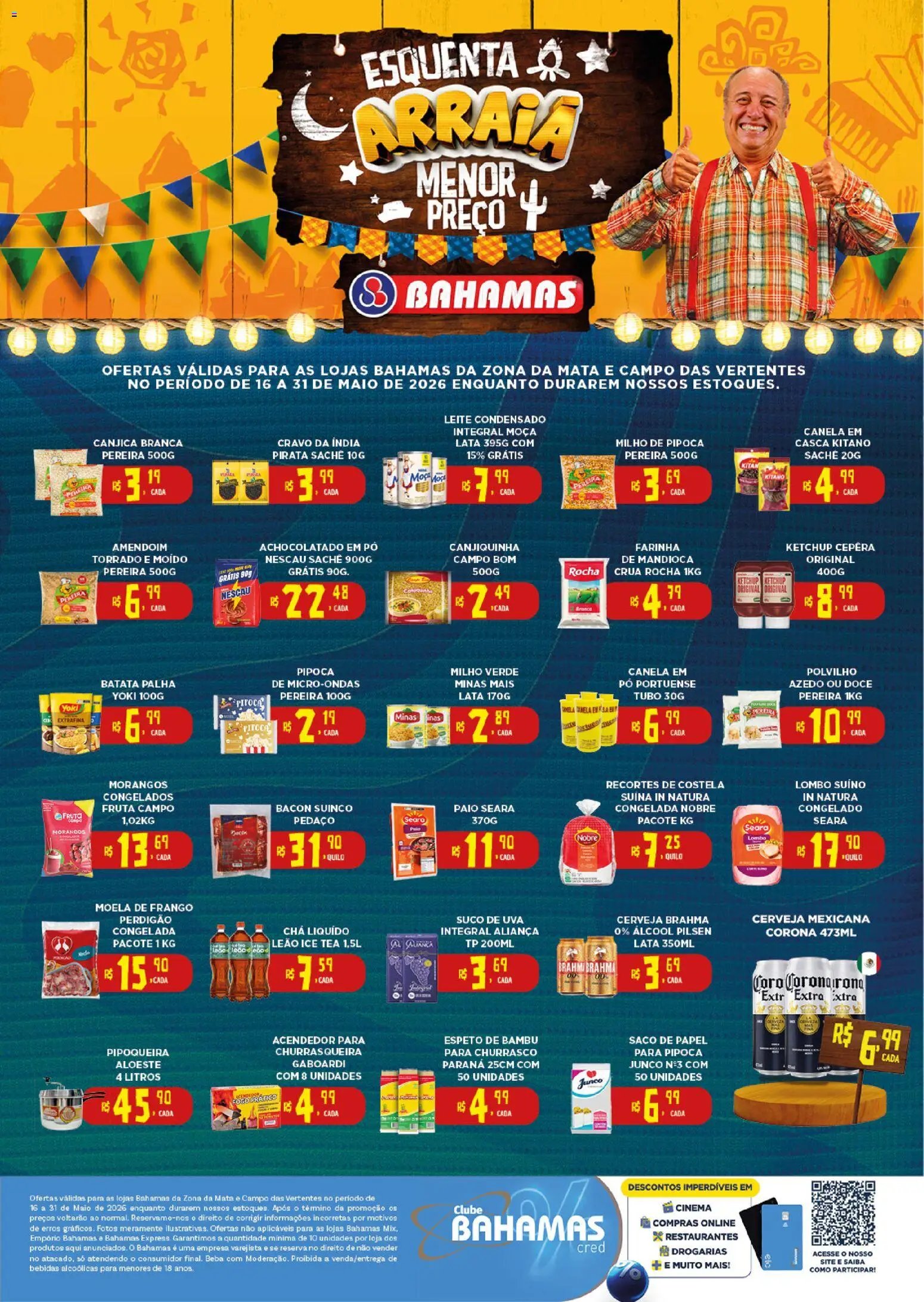 Bahamas Supermercados folheto a partir de 16/05/2026 Bahamas Supermercados ofertas Arraia  (2026-05-16 - 2026-05-31)