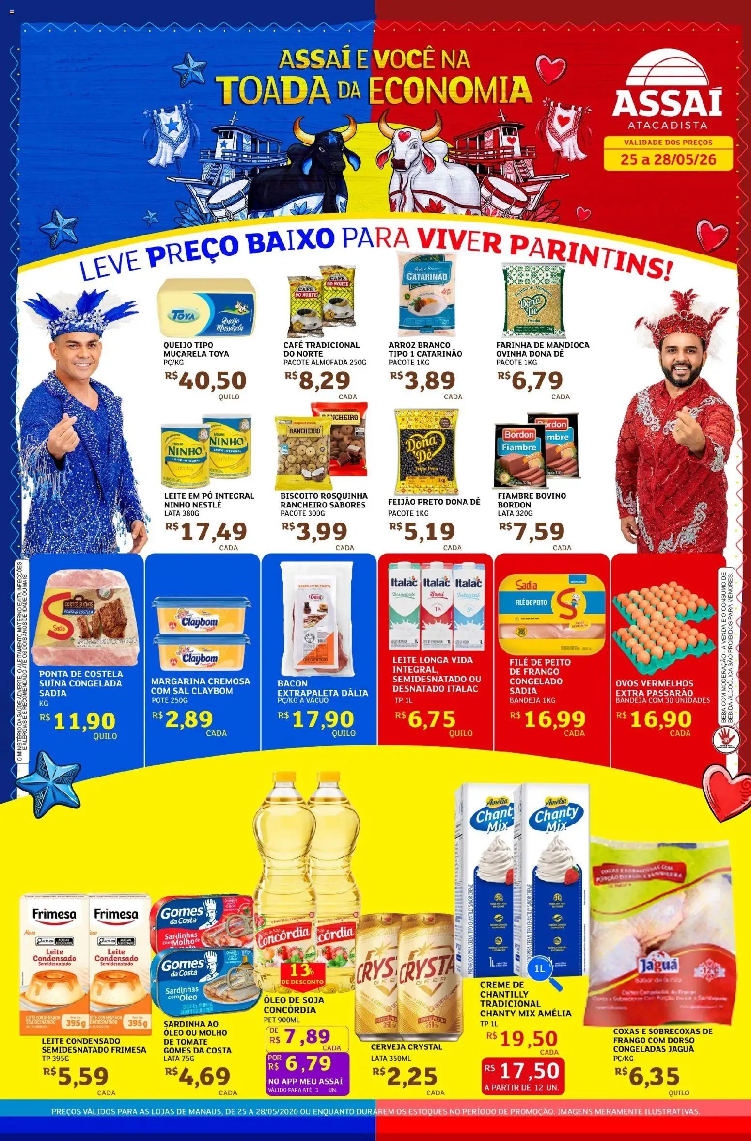 Assaí Atacadista folheto a partir de 25/05/2026 Assaí Atacadista ofertas - AM (2026-05-25 - 2026-05-28)