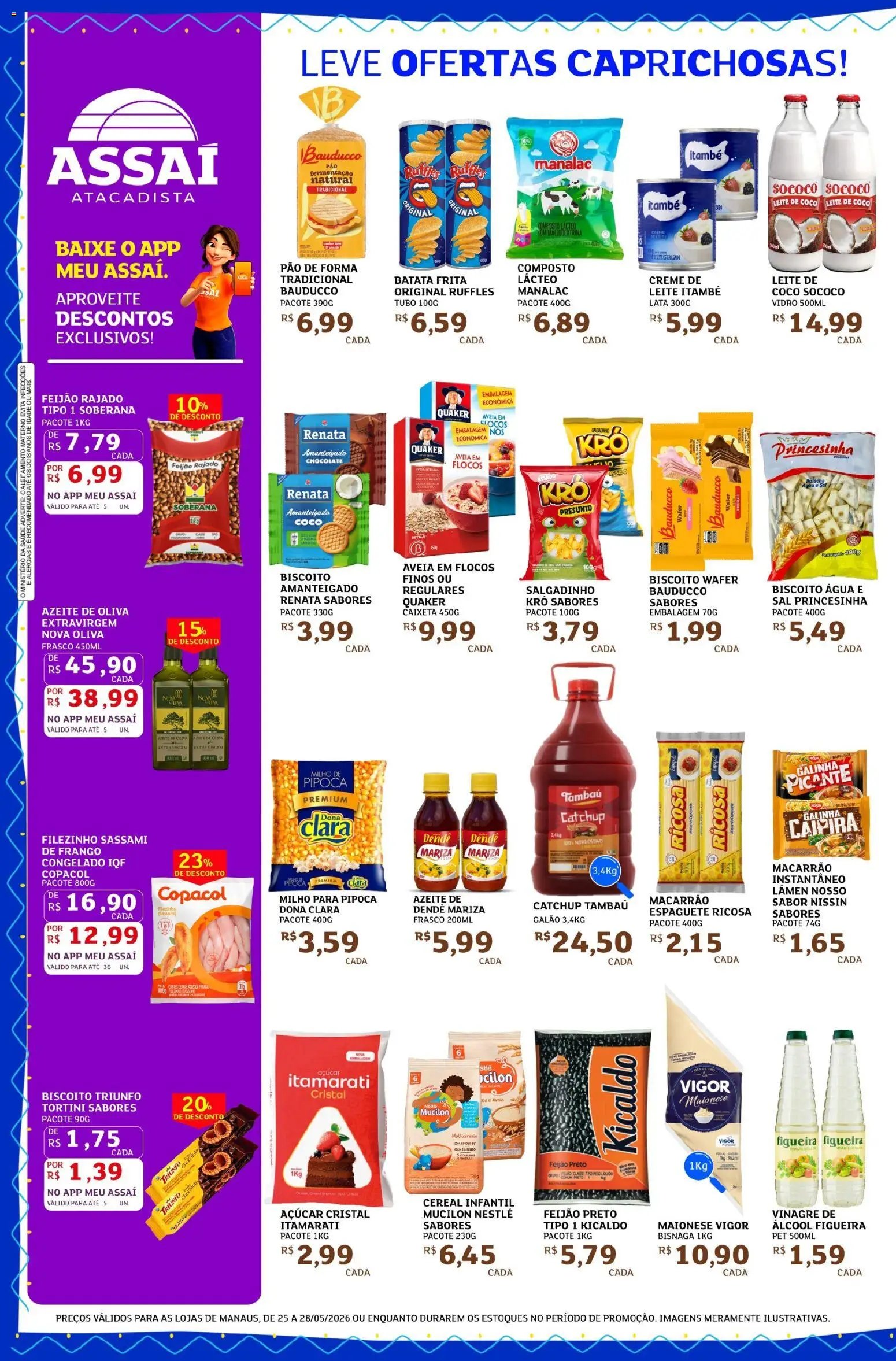 Assaí Atacadista folheto a partir de 25/05/2026 Assaí Atacadista ofertas - AM (2026-05-25 - 2026-05-28)