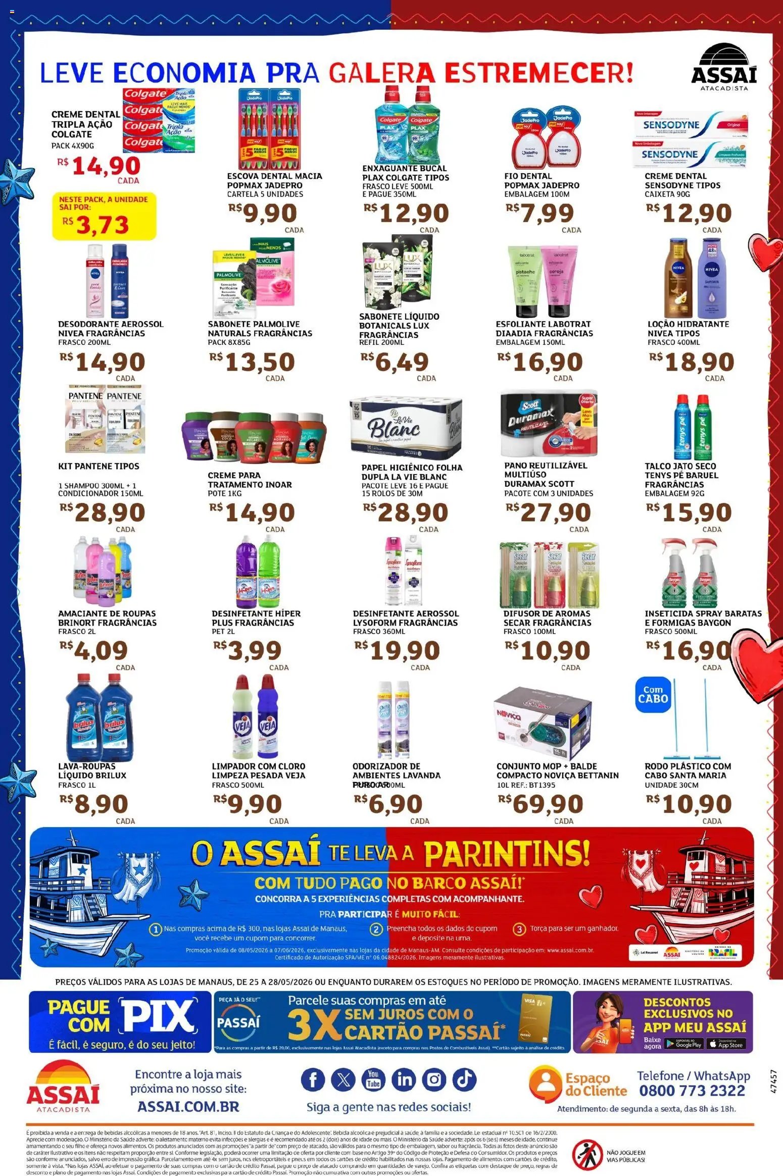 Assaí Atacadista folheto a partir de 25/05/2026 Assaí Atacadista ofertas - AM (2026-05-25 - 2026-05-28)