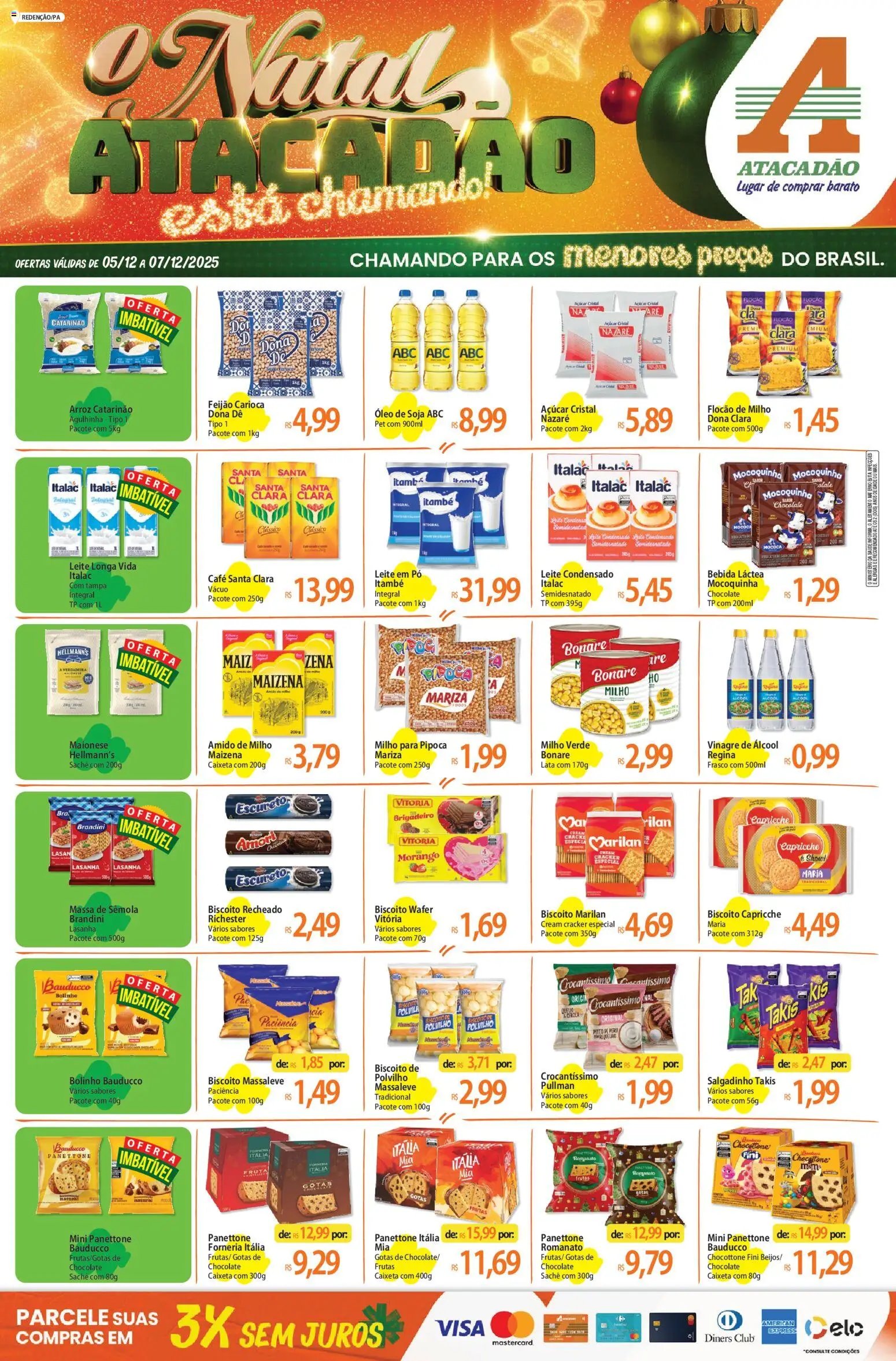 Atacadão folheto a partir de 05/12/2025 Ofertas - PA (2025-12-05 - 2025-12-07)