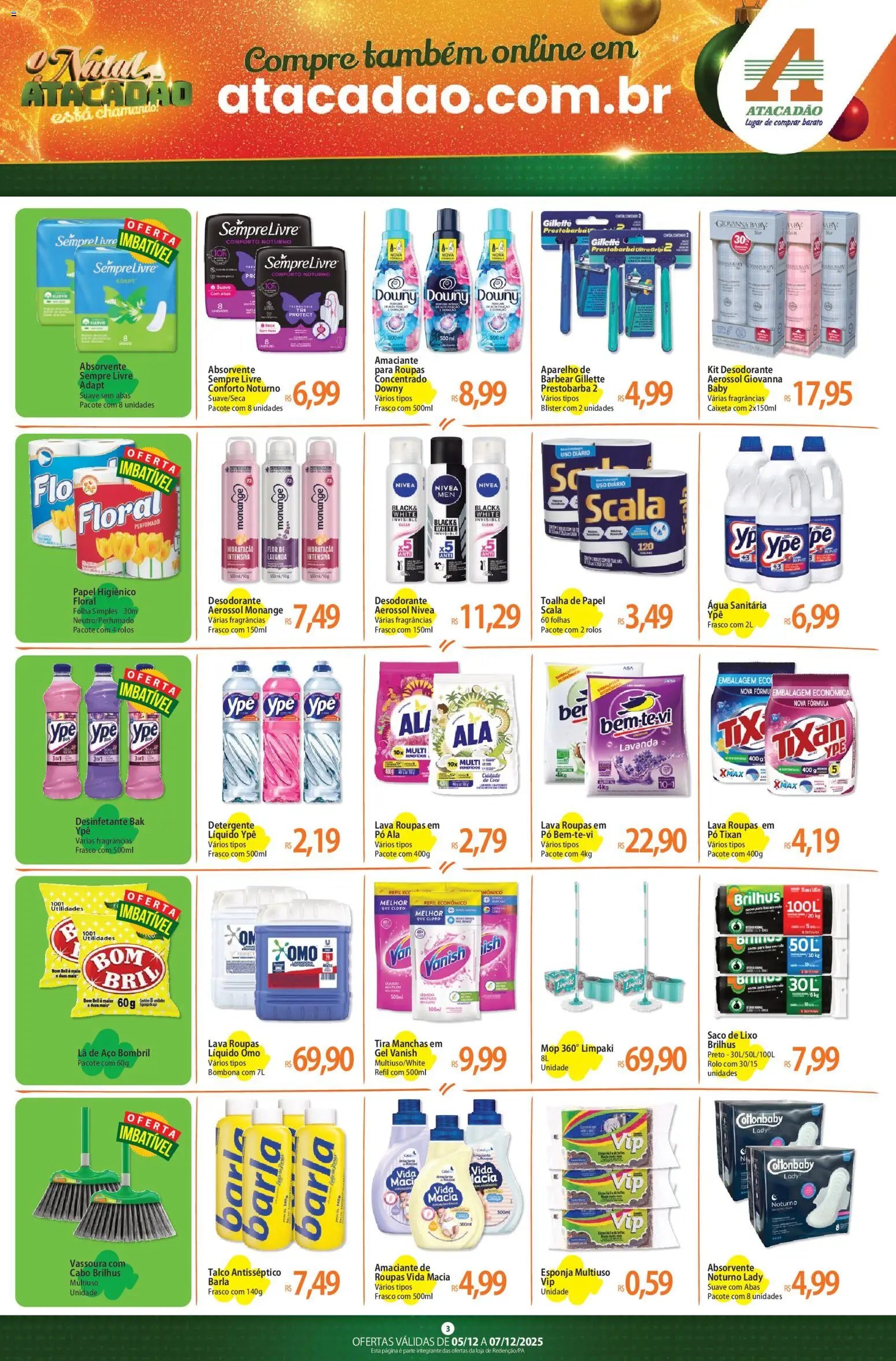 Atacadão folheto a partir de 05/12/2025 Ofertas - PA (2025-12-05 - 2025-12-07)