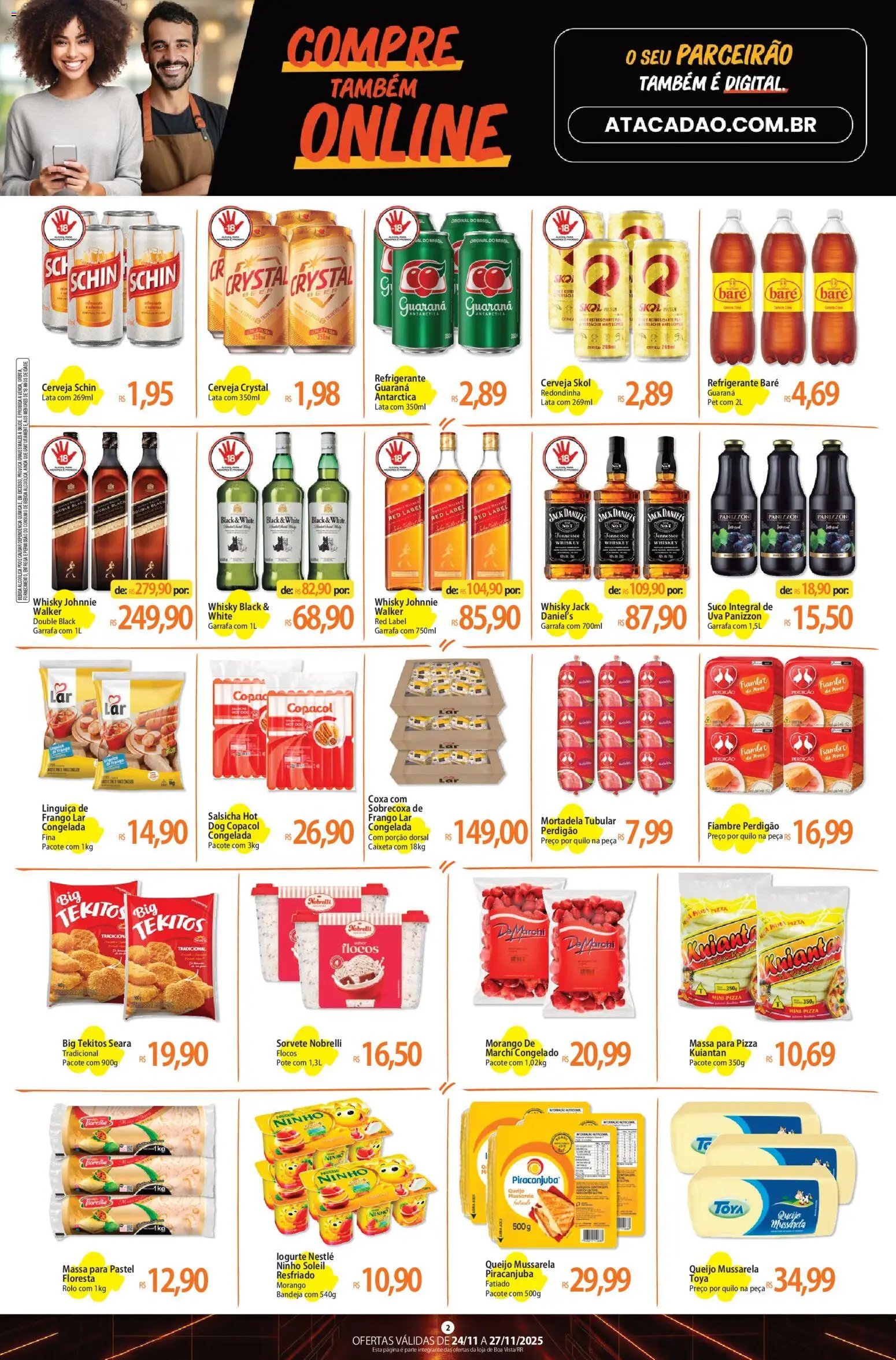 Atacadão folheto a partir de 24/11/2025 Ofertas - RR (2025-11-24 - 2025-11-27)