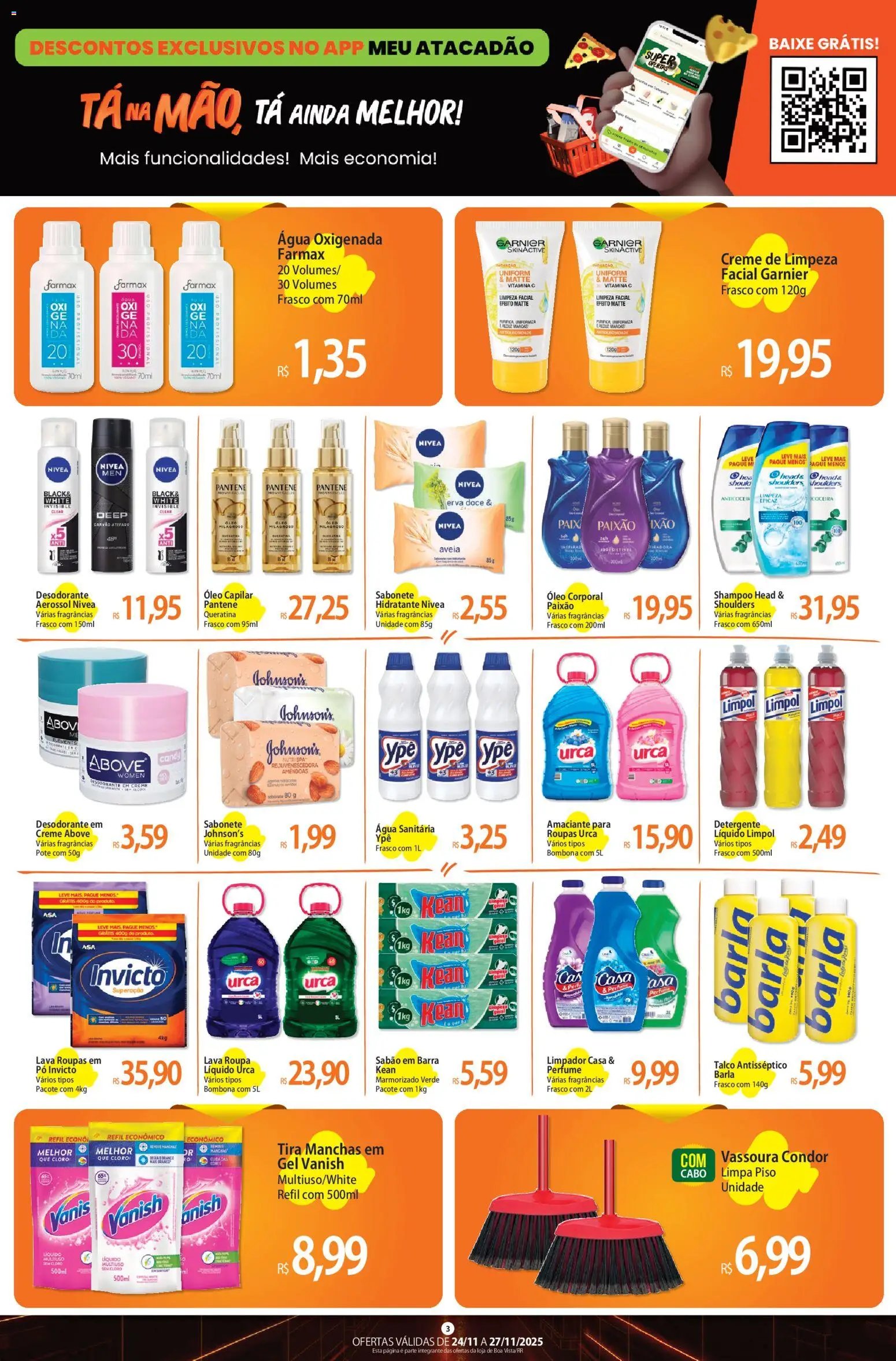 Atacadão folheto a partir de 24/11/2025 Ofertas - RR (2025-11-24 - 2025-11-27)