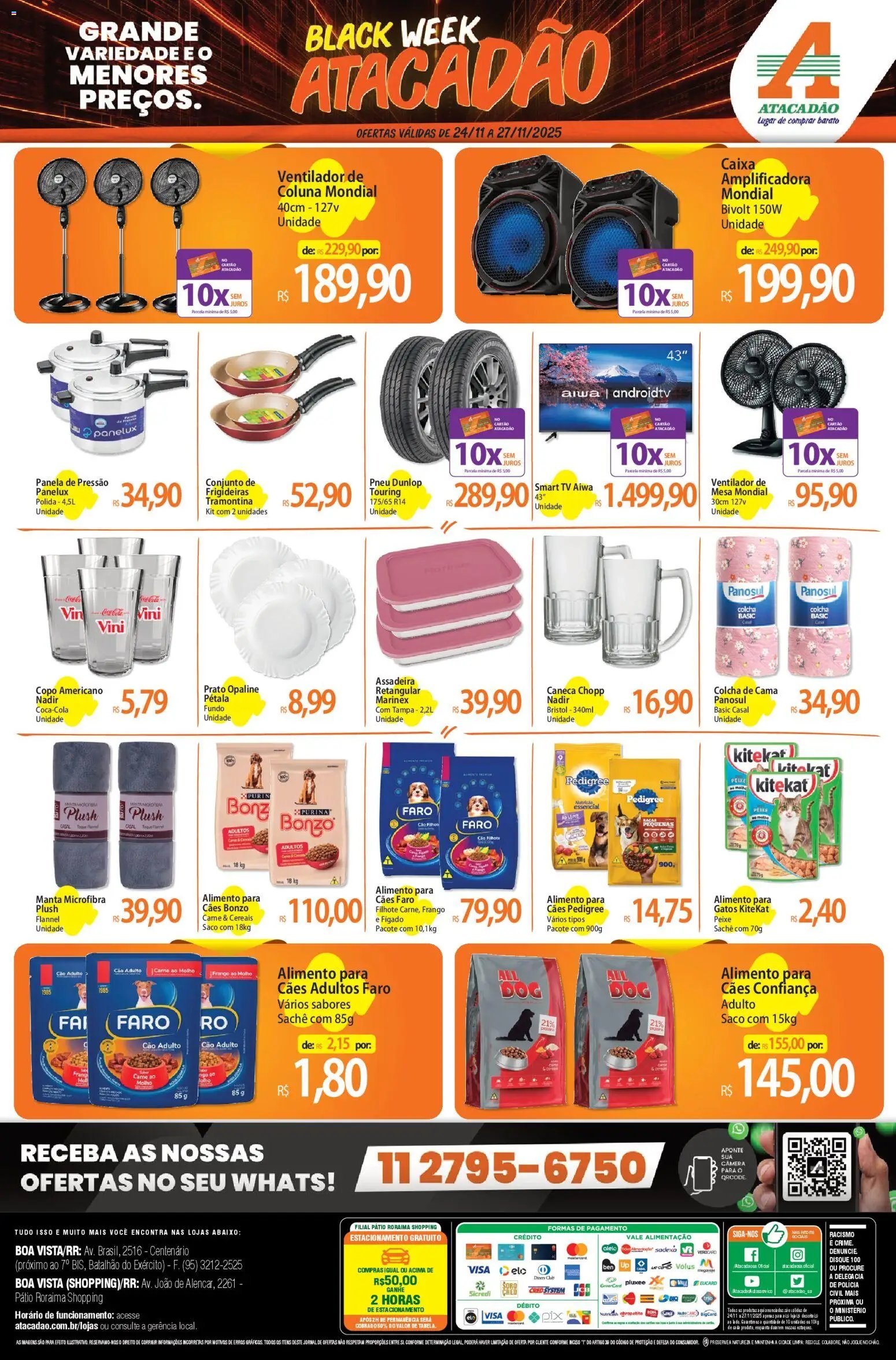 Atacadão folheto a partir de 24/11/2025 Ofertas - RR (2025-11-24 - 2025-11-27)