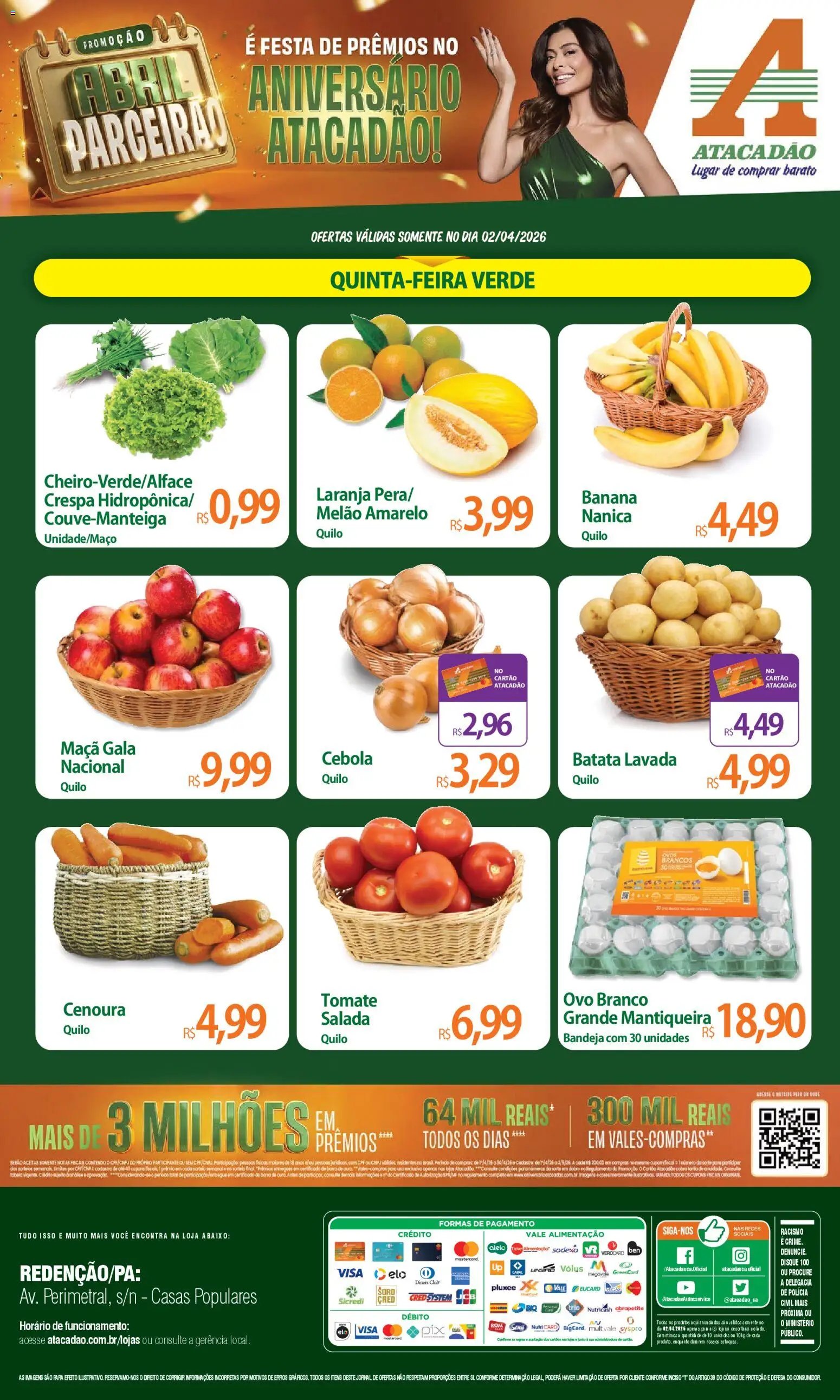 Atacadão folheto a partir de 02/04/2026 Atacadão ofertas - PA (2026-04-02 - 2026-04-02)