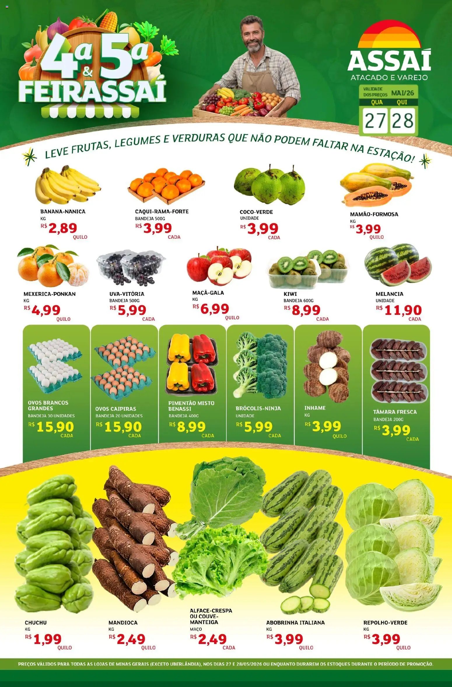 Assaí Atacadista folheto a partir de 27/05/2026 Assaí Atacadista ofertas - MG (2026-05-27 - 2026-05-28)