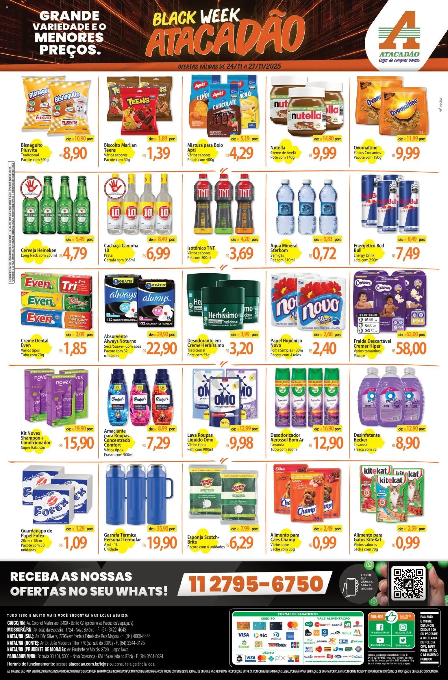 Atacadão folheto a partir de 24/11/2025 Ofertas - RN (2025-11-24 - 2025-11-27)