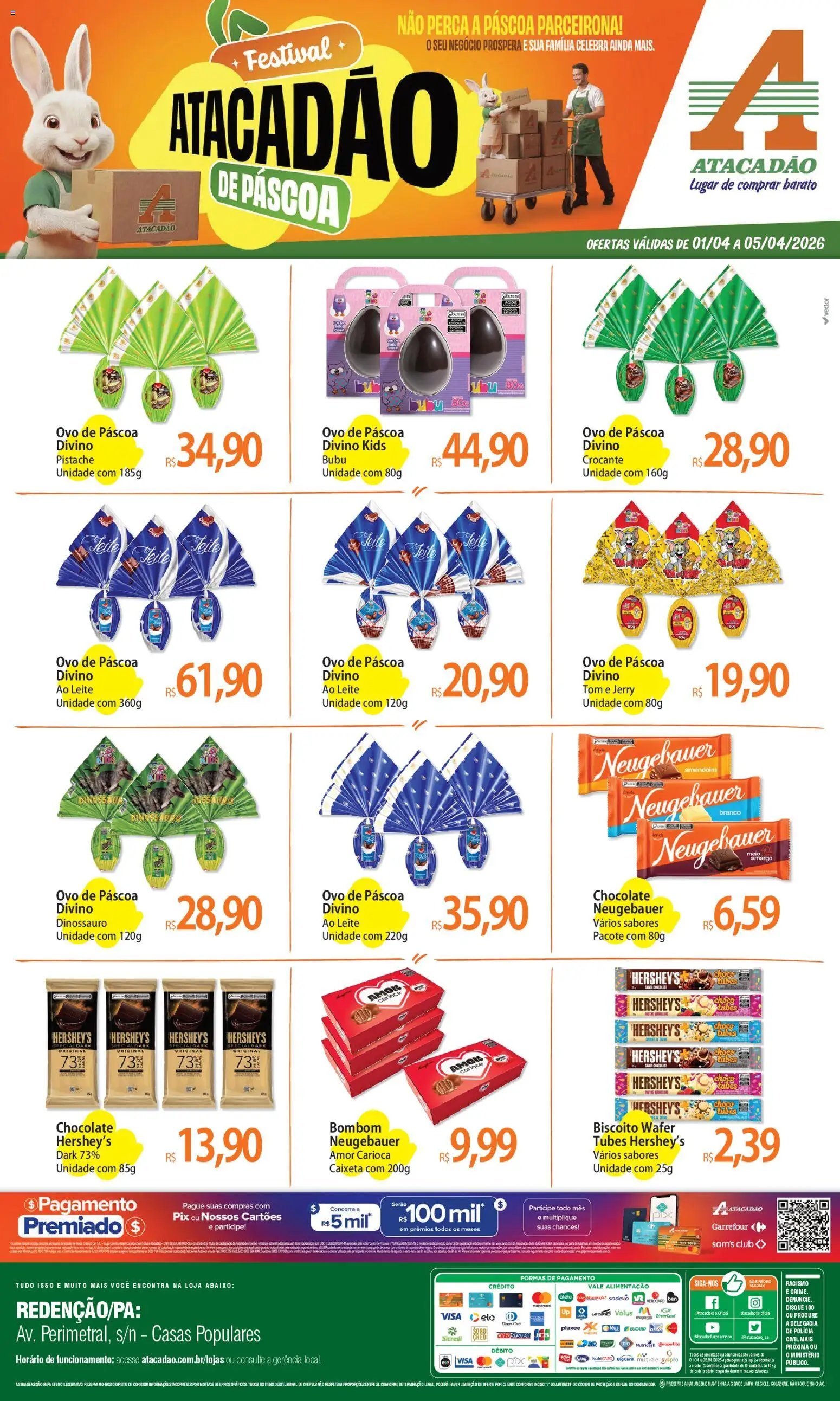 Atacadão folheto a partir de 01/04/2026 Atacadão ofertas - PA (2026-04-01 - 2026-04-05)