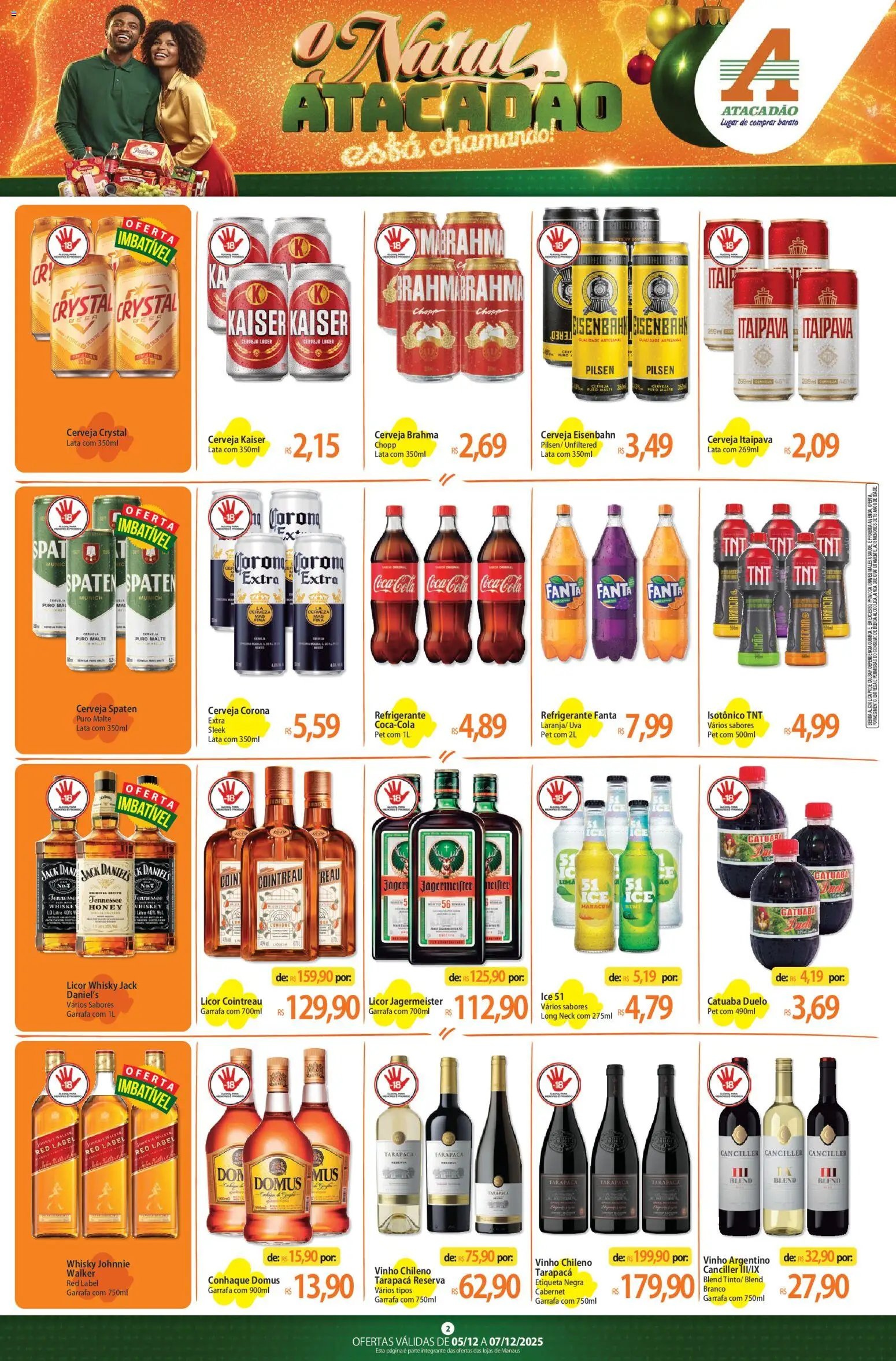 Atacadão folheto a partir de 05/12/2025 Ofertas - AM (2025-12-05 - 2025-12-07)