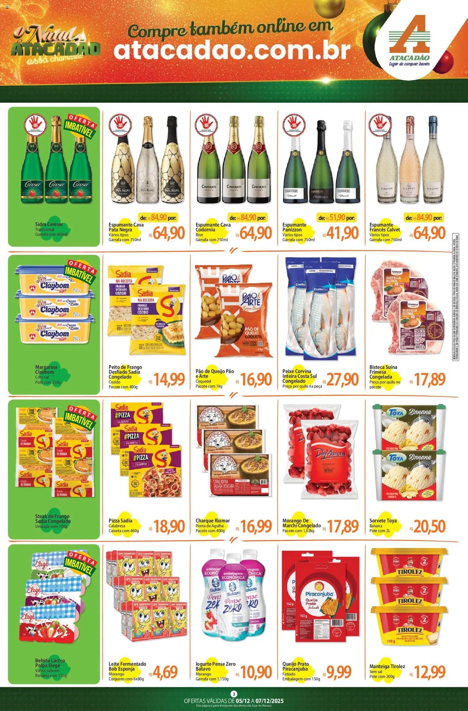 Atacadão folheto a partir de 05/12/2025 Ofertas - AM (2025-12-05 - 2025-12-07)