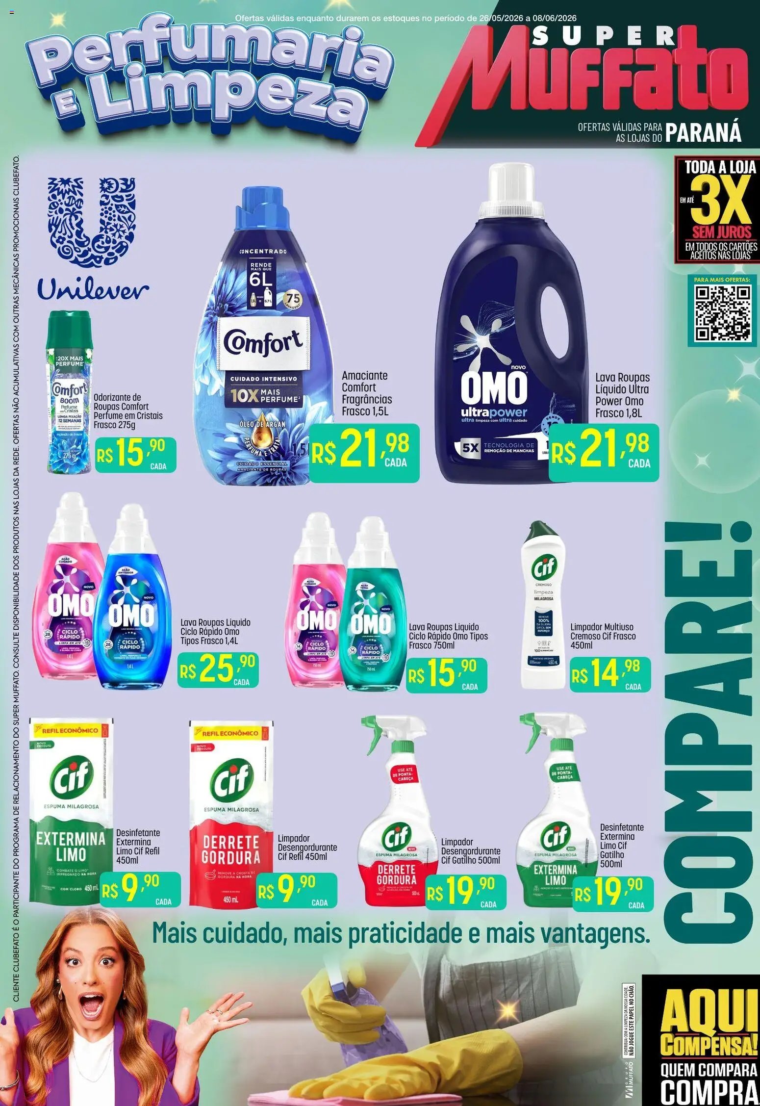 Super Muffato folheto a partir de 26/05/2026 Super Muffato ofertas Perfumaria e Limpeza (2026-05-26 - 2026-06-08)