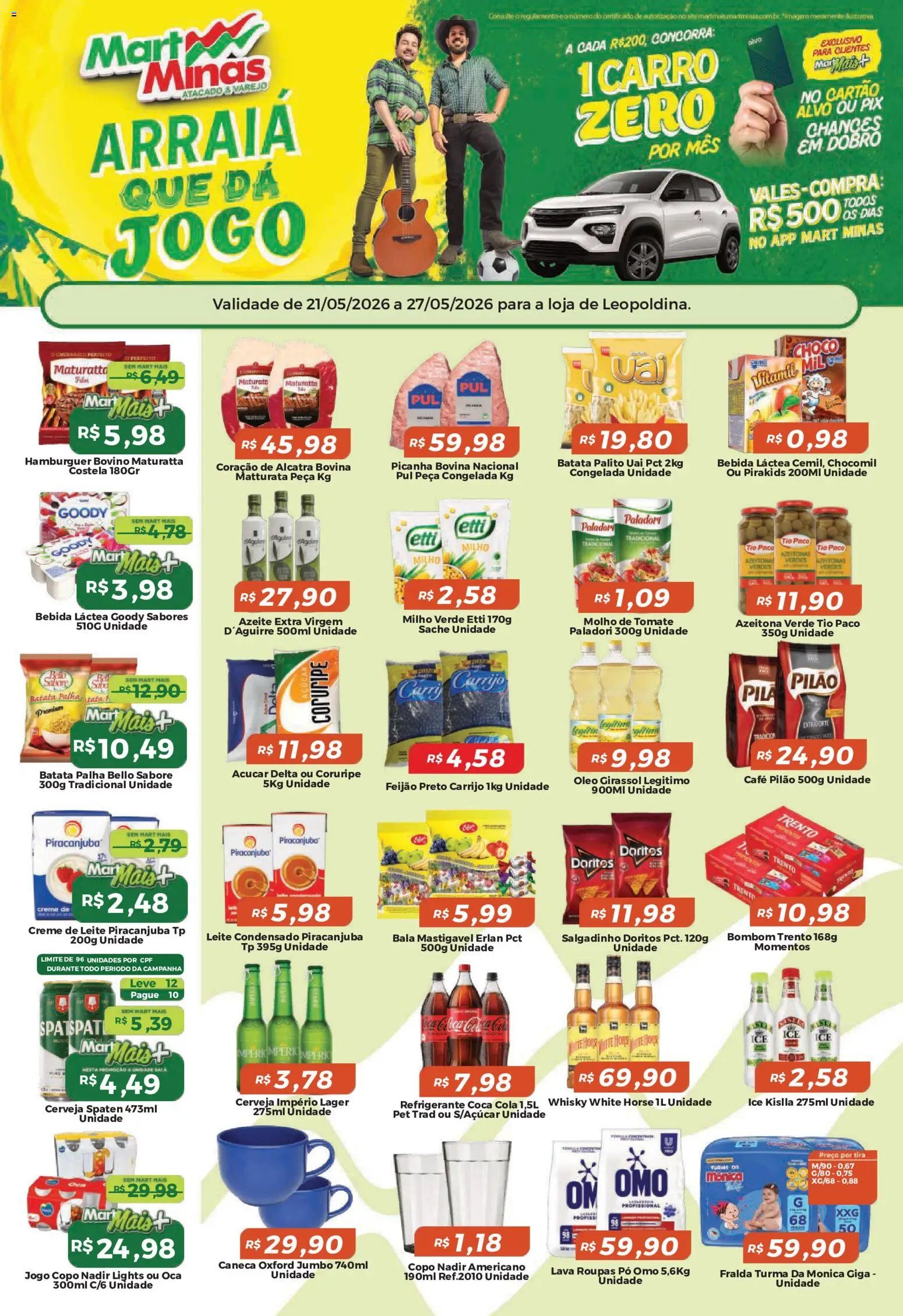 Mart Minas folheto a partir de 21/05/2026 Mart Minas ofertas (2026-05-21 - 2026-05-27)