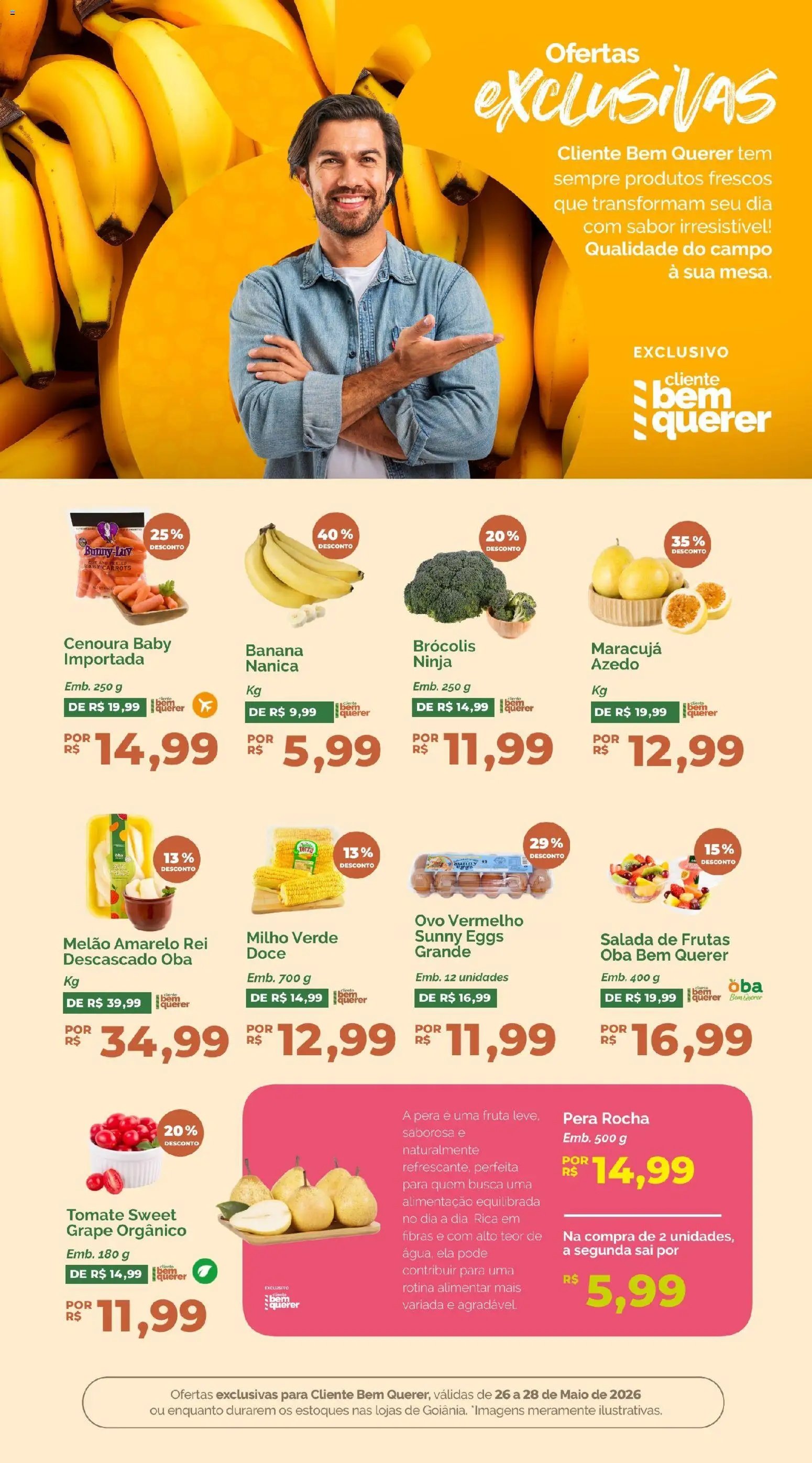 Oba Hortifruti folheto a partir de 26/05/2026 Oba Hortifruti - Ofertas da semana (2026-05-26 - 2026-05-28)