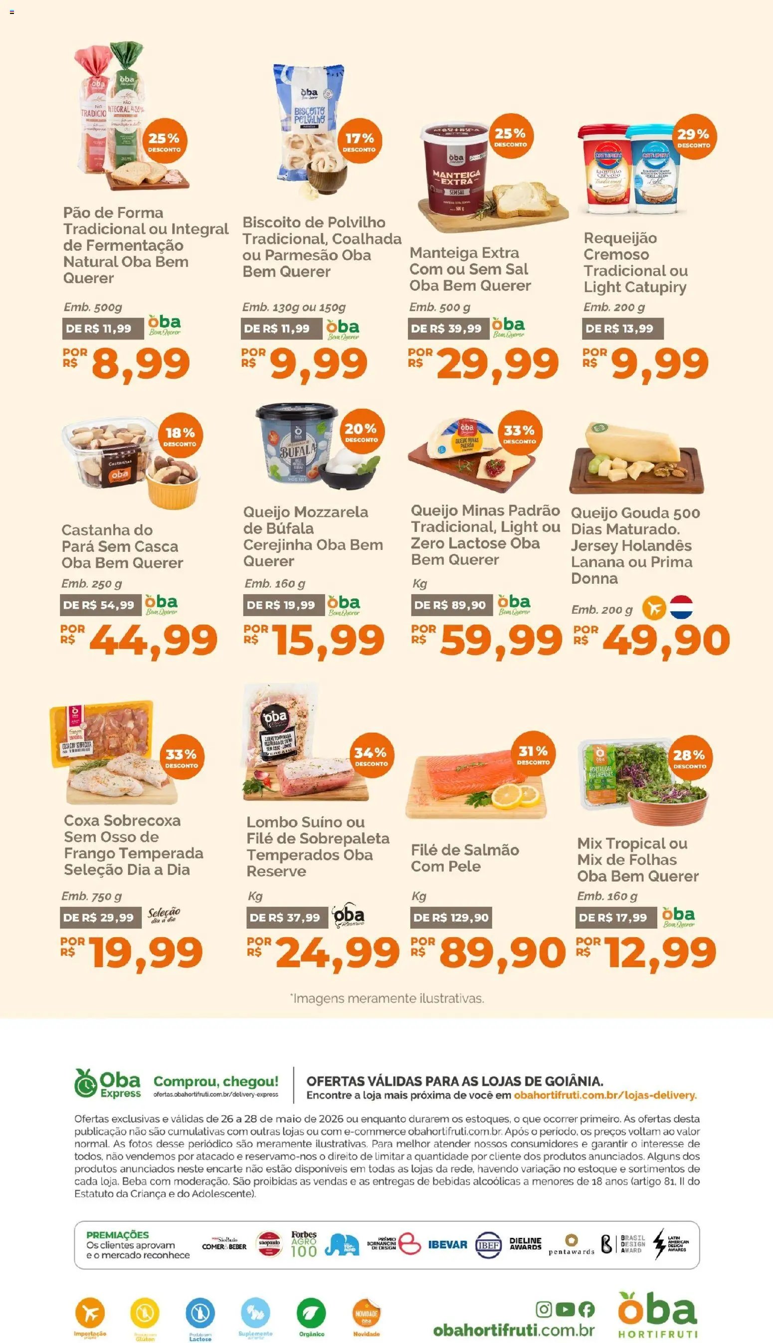 Oba Hortifruti folheto a partir de 26/05/2026 Oba Hortifruti - Ofertas da semana (2026-05-26 - 2026-05-28)