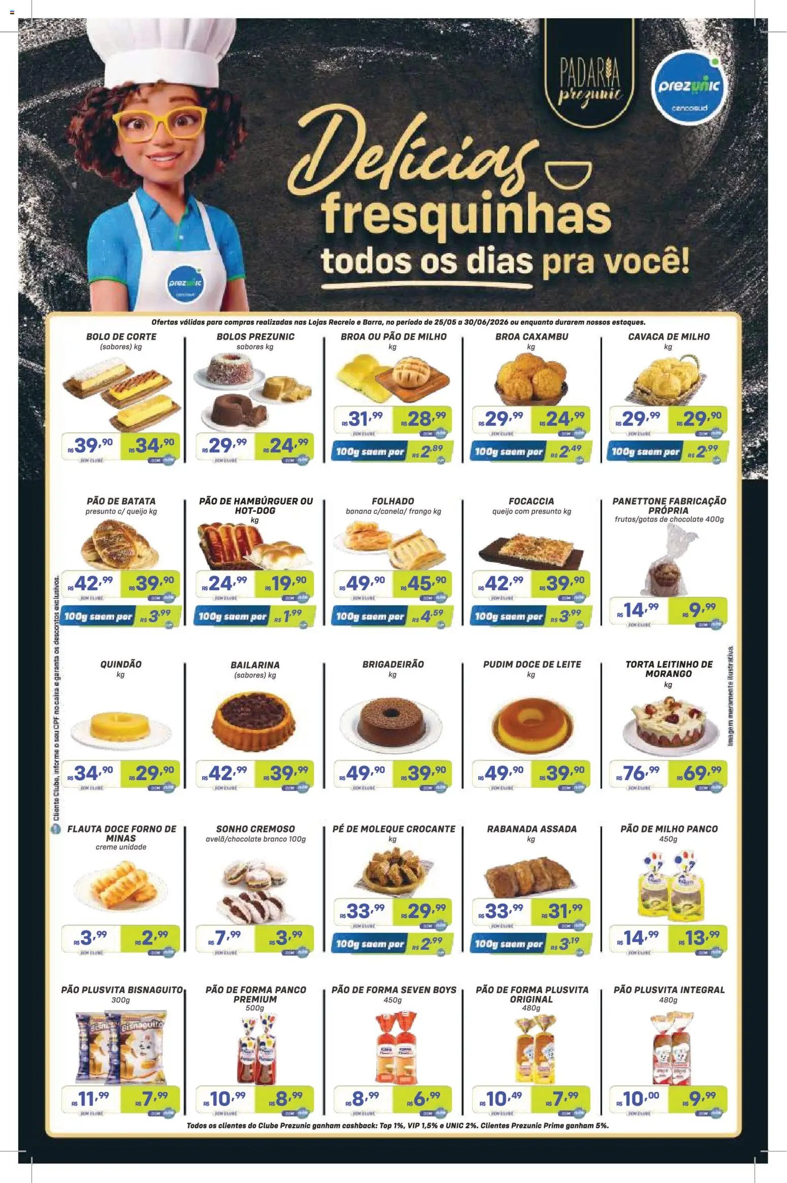 Prezunic folheto a partir de 25/05/2026 Prezunic ofertas Barra e Recreiro (2026-05-25 - 2026-06-30)