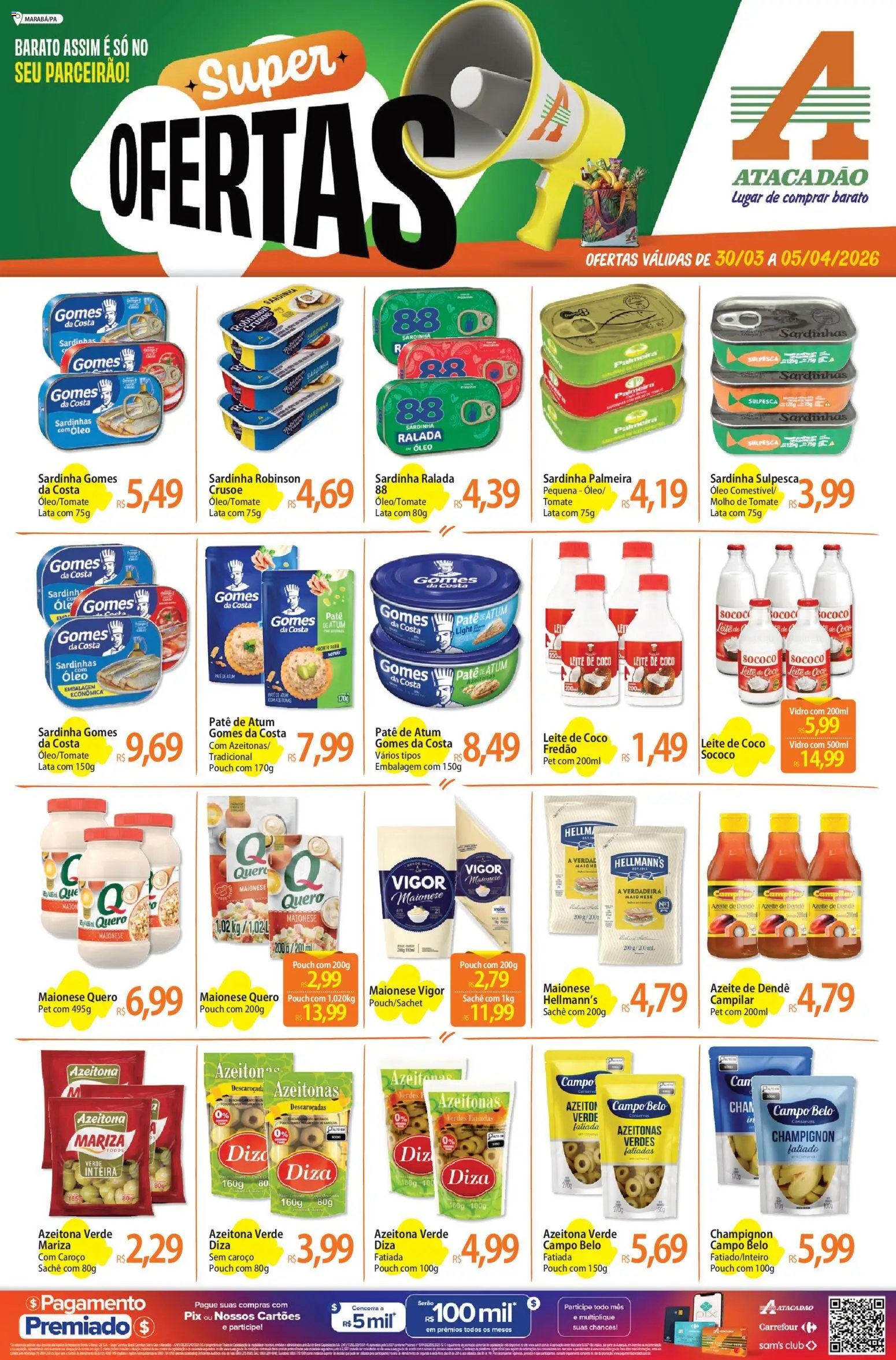Atacadão folheto a partir de 30/03/2026 Atacadão ofertas - PA (2026-03-30 - 2026-04-05)
