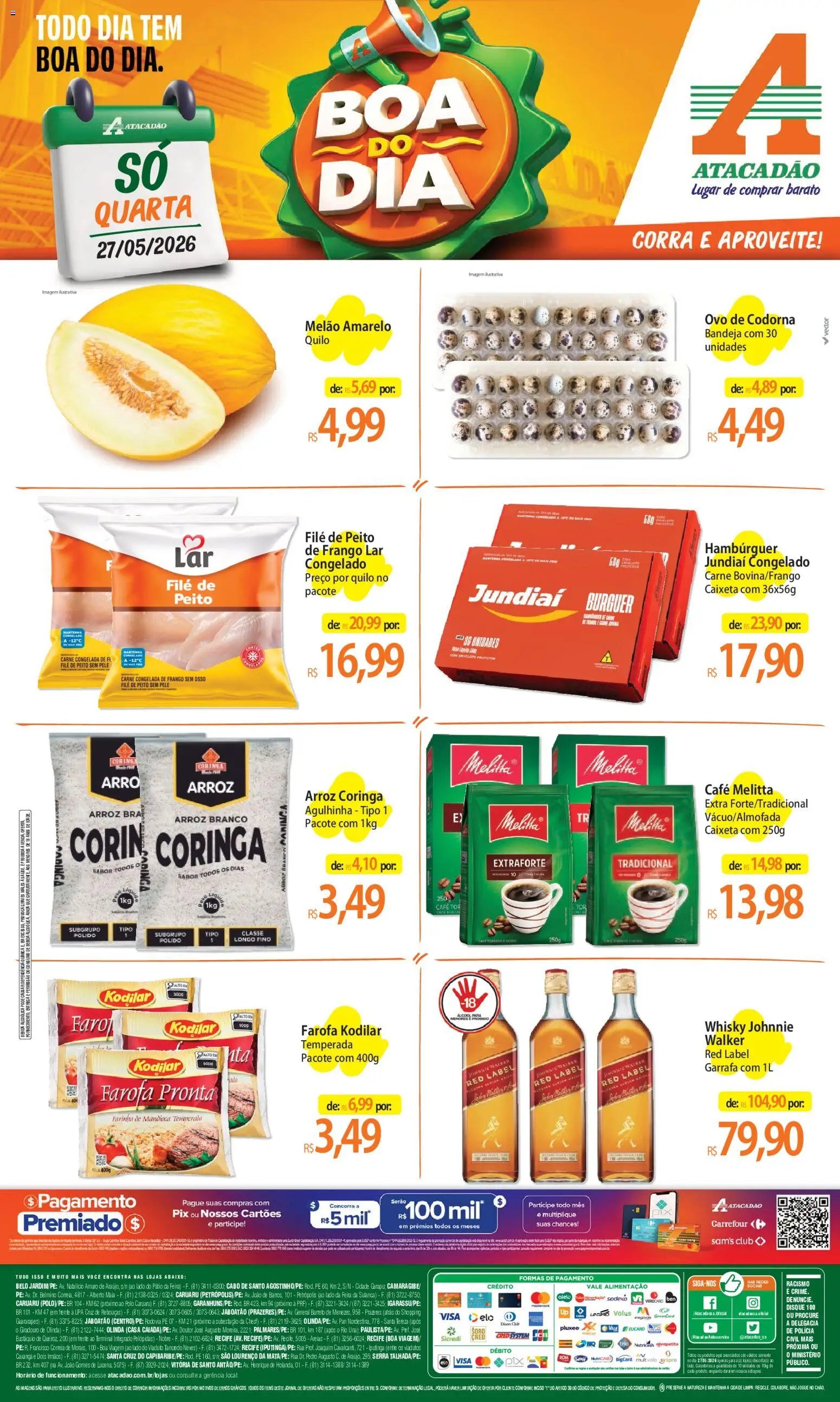 Atacadão folheto a partir de 27/05/2026 Atacadão ofertas - PE (2026-05-27 - 2026-05-27)