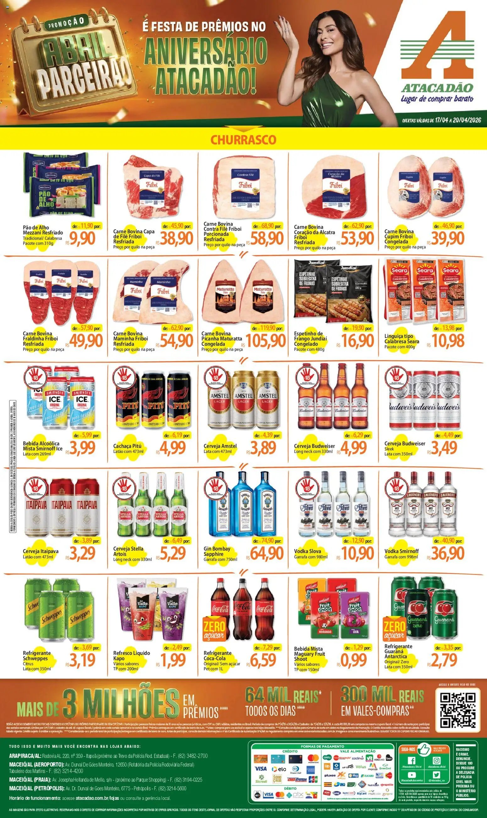 Atacadão folheto a partir de 17/04/2026 Atacadão ofertas - AL (2026-04-17 - 2026-04-20)