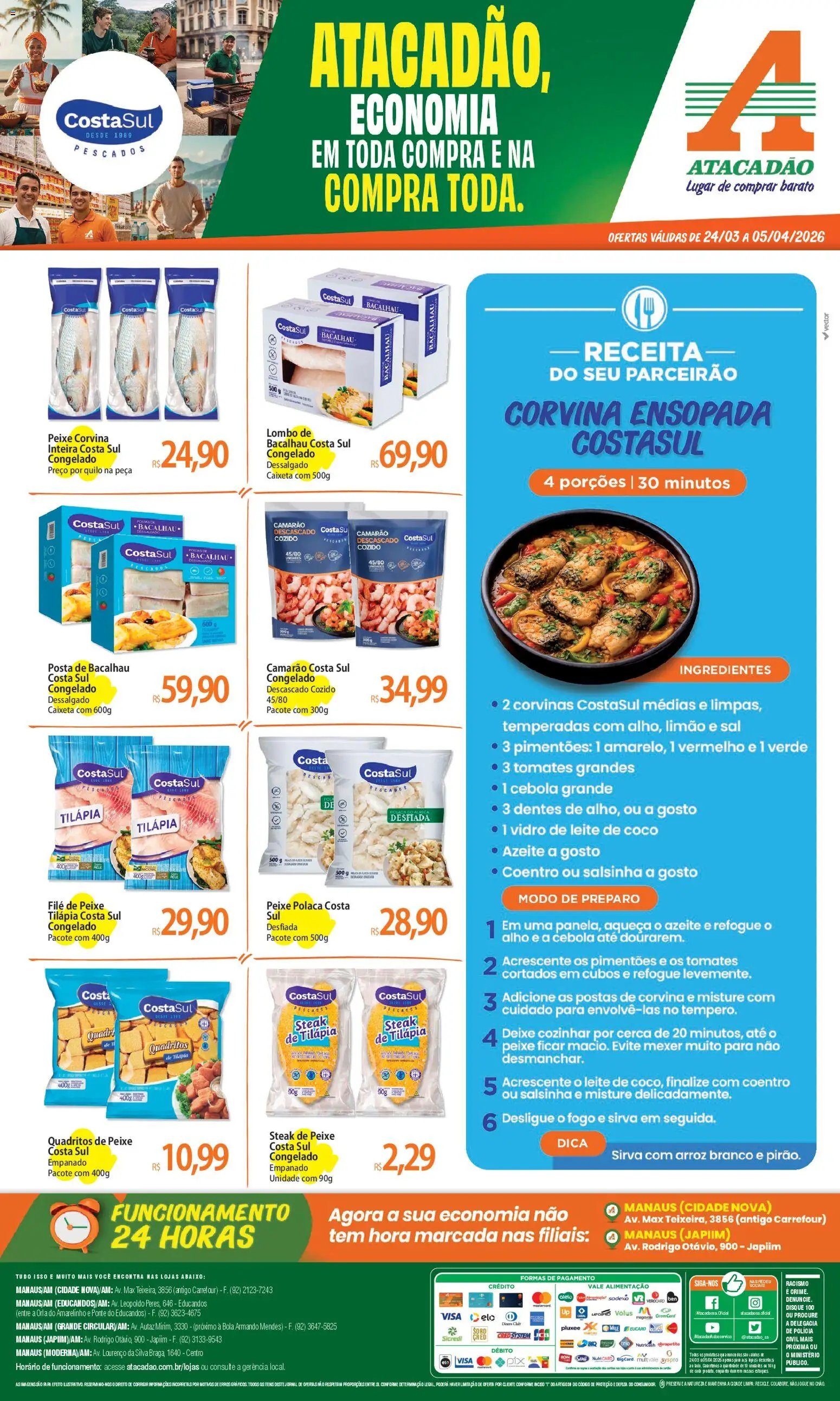 Atacadão folheto a partir de 24/03/2026 Atacadão ofertas - AM (2026-03-24 - 2026-04-05)