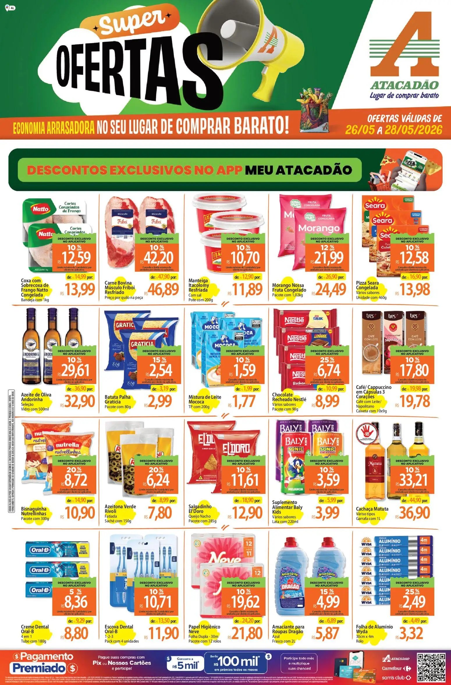 Atacadão folheto a partir de 26/05/2026 Atacadão ofertas - AL (2026-05-26 - 2026-05-28)