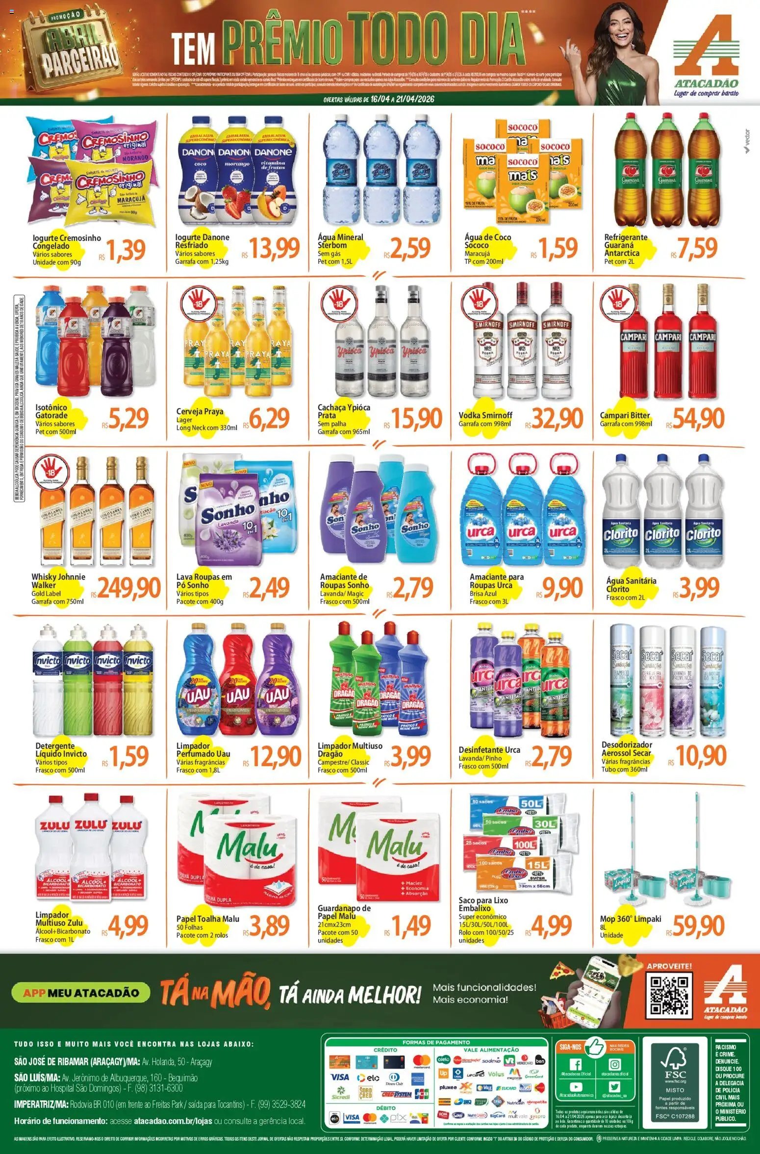 Atacadão folheto a partir de 16/04/2026 Atacadão ofertas - MA (2026-04-16 - 2026-04-21)