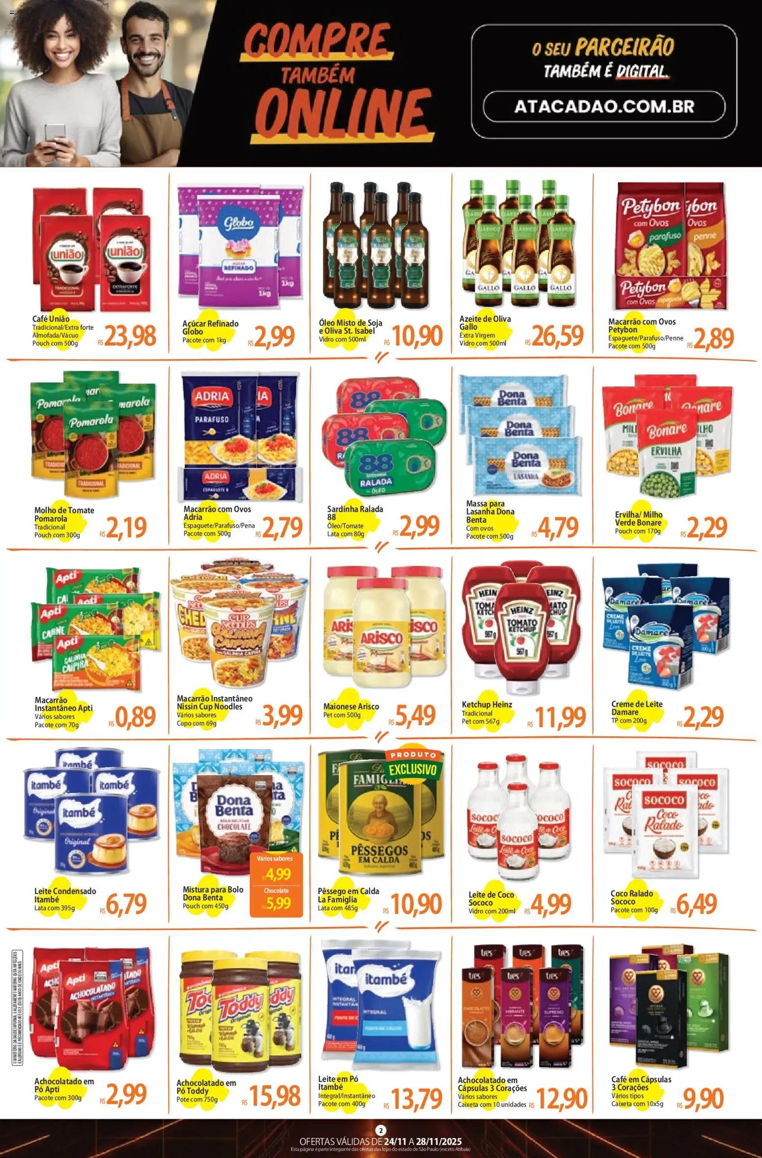 Atacadão folheto a partir de 24/11/2025 Ofertas - SP (2025-11-24 - 2025-11-28)