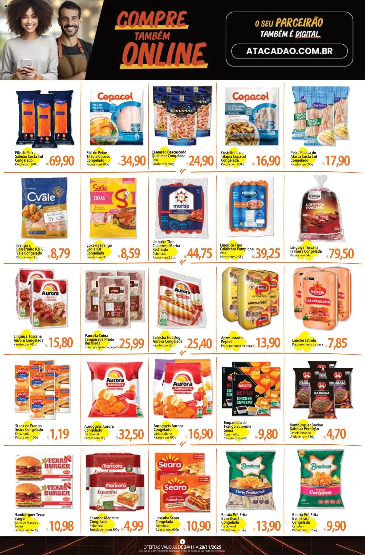 Atacadão folheto a partir de 24/11/2025 Ofertas - SP (2025-11-24 - 2025-11-28)