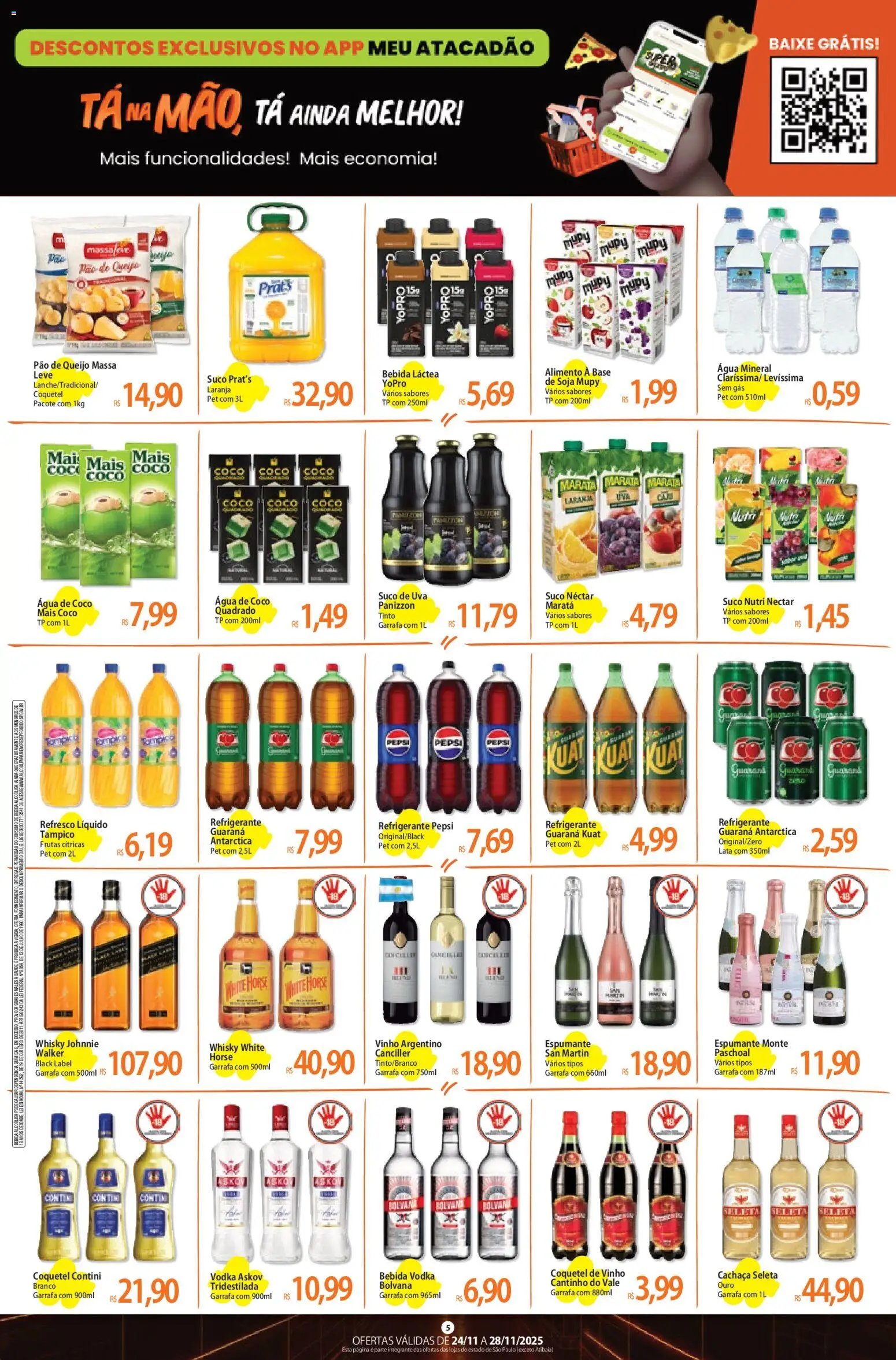 Atacadão folheto a partir de 24/11/2025 Ofertas - SP (2025-11-24 - 2025-11-28)