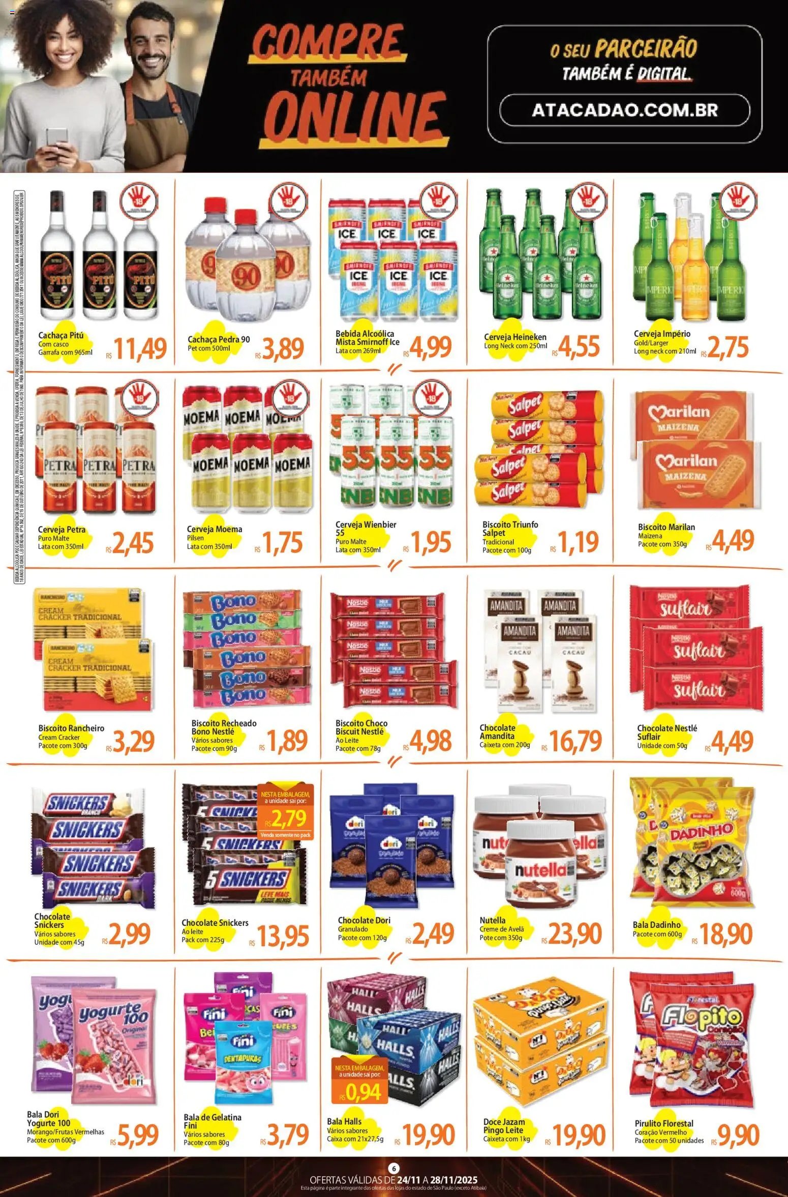 Atacadão folheto a partir de 24/11/2025 Ofertas - SP (2025-11-24 - 2025-11-28)