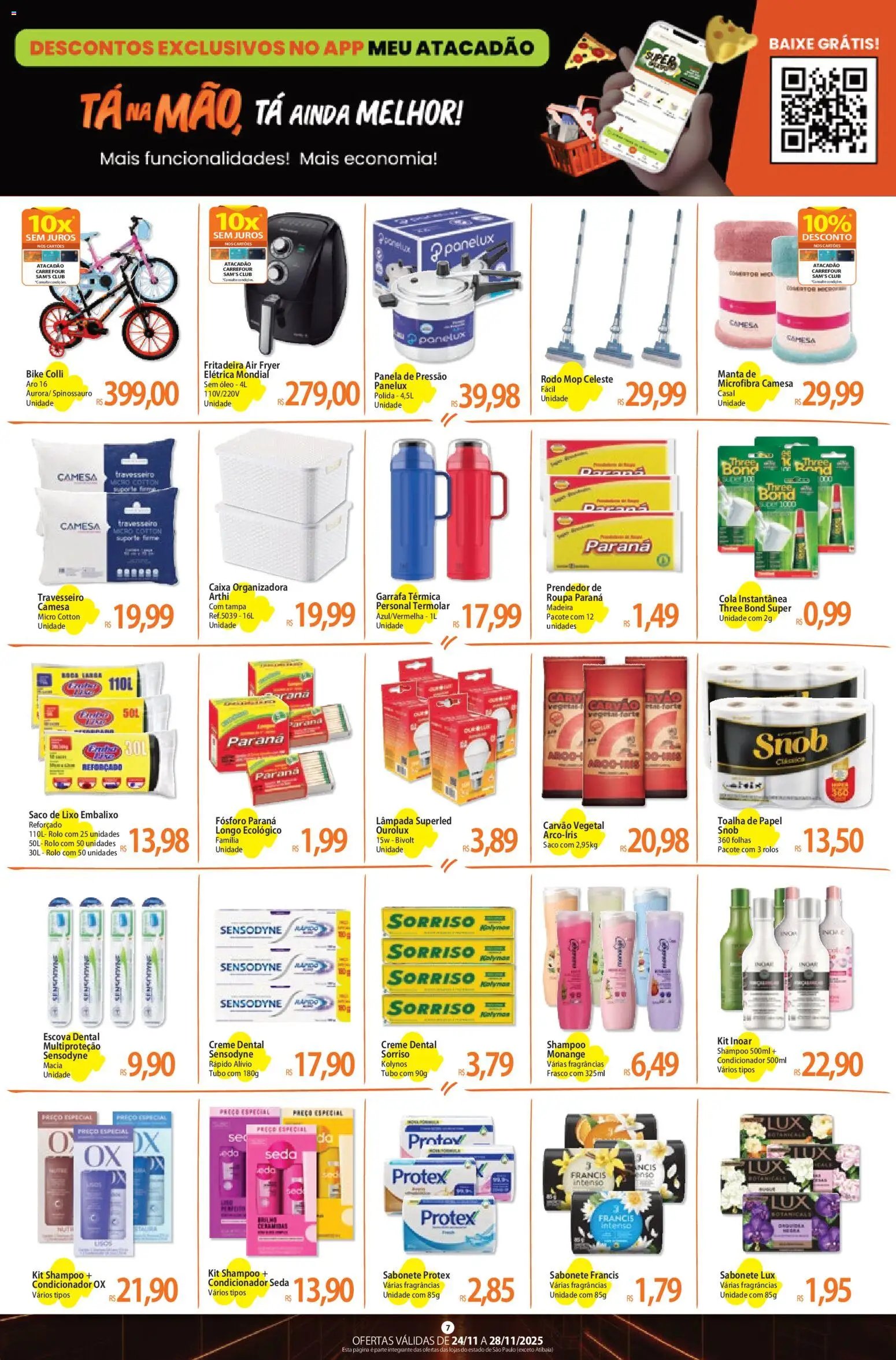 Atacadão folheto a partir de 24/11/2025 Ofertas - SP (2025-11-24 - 2025-11-28)