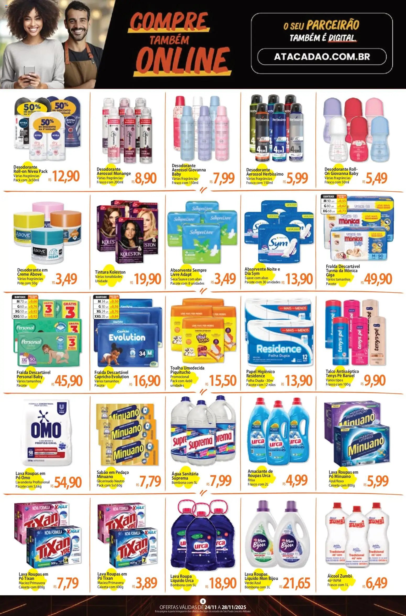 Atacadão folheto a partir de 24/11/2025 Ofertas - SP (2025-11-24 - 2025-11-28)