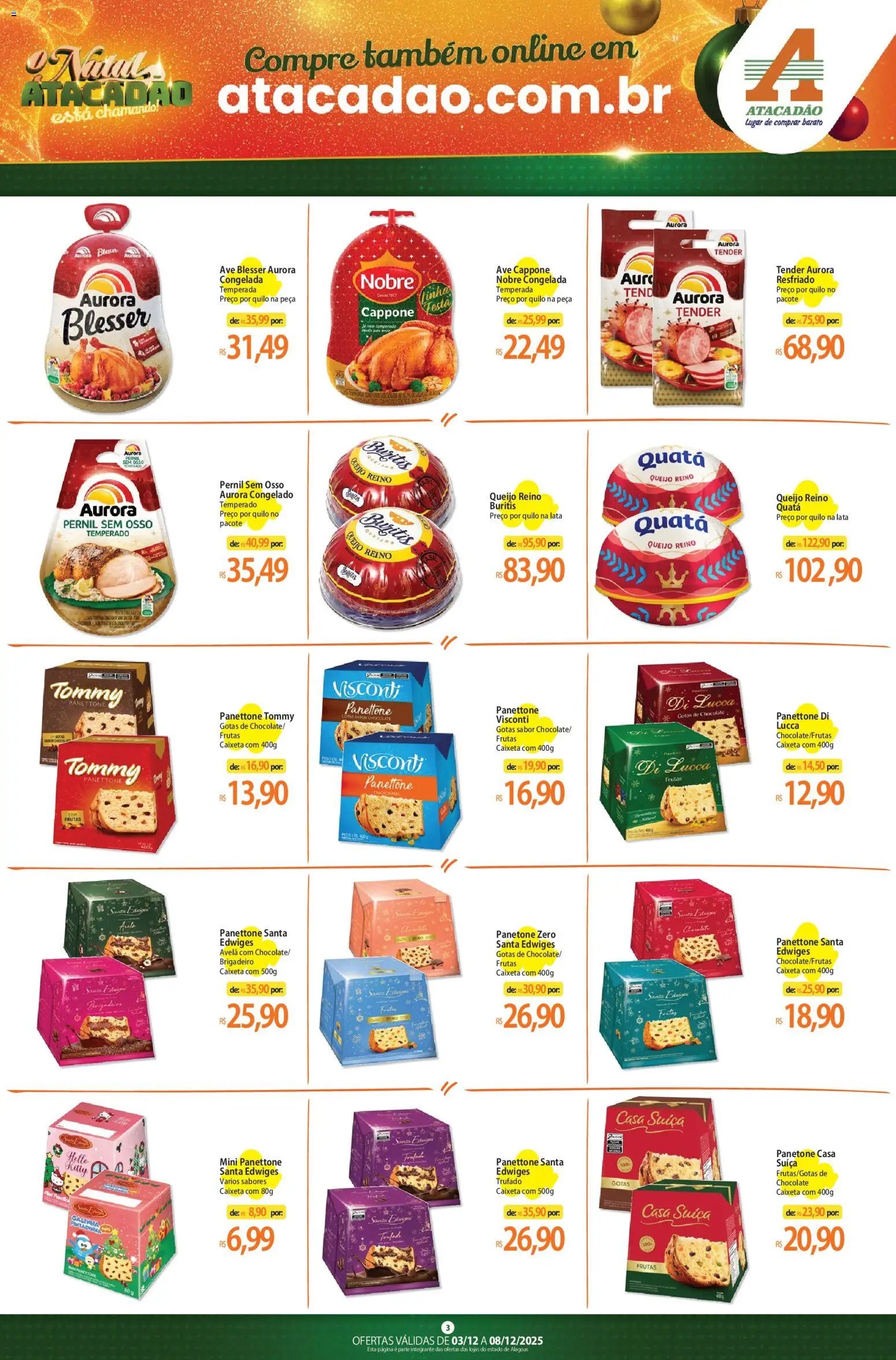 Atacadão folheto a partir de 03/12/2025 Ofertas - AL (2025-12-03 - 2025-12-08)