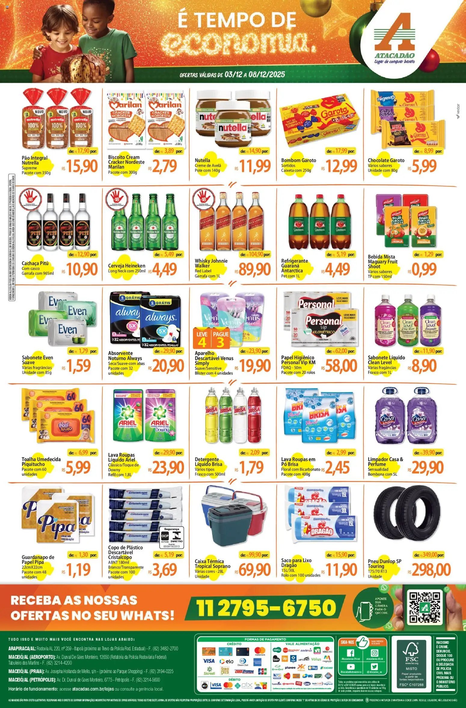 Atacadão folheto a partir de 03/12/2025 Ofertas - AL (2025-12-03 - 2025-12-08)