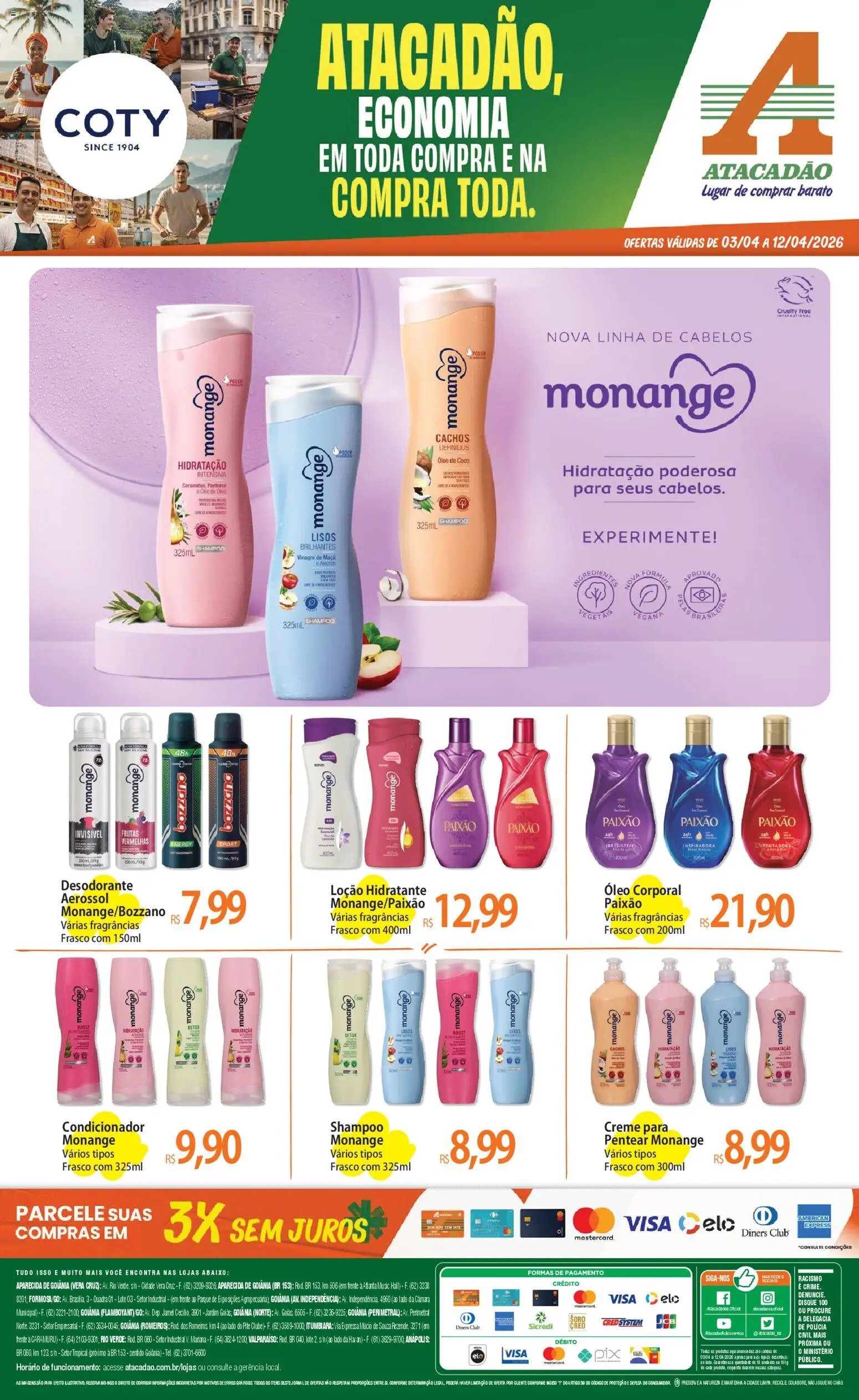 Atacadão folheto a partir de 03/04/2026 Atacadão ofertas - GO (2026-04-03 - 2026-04-12)