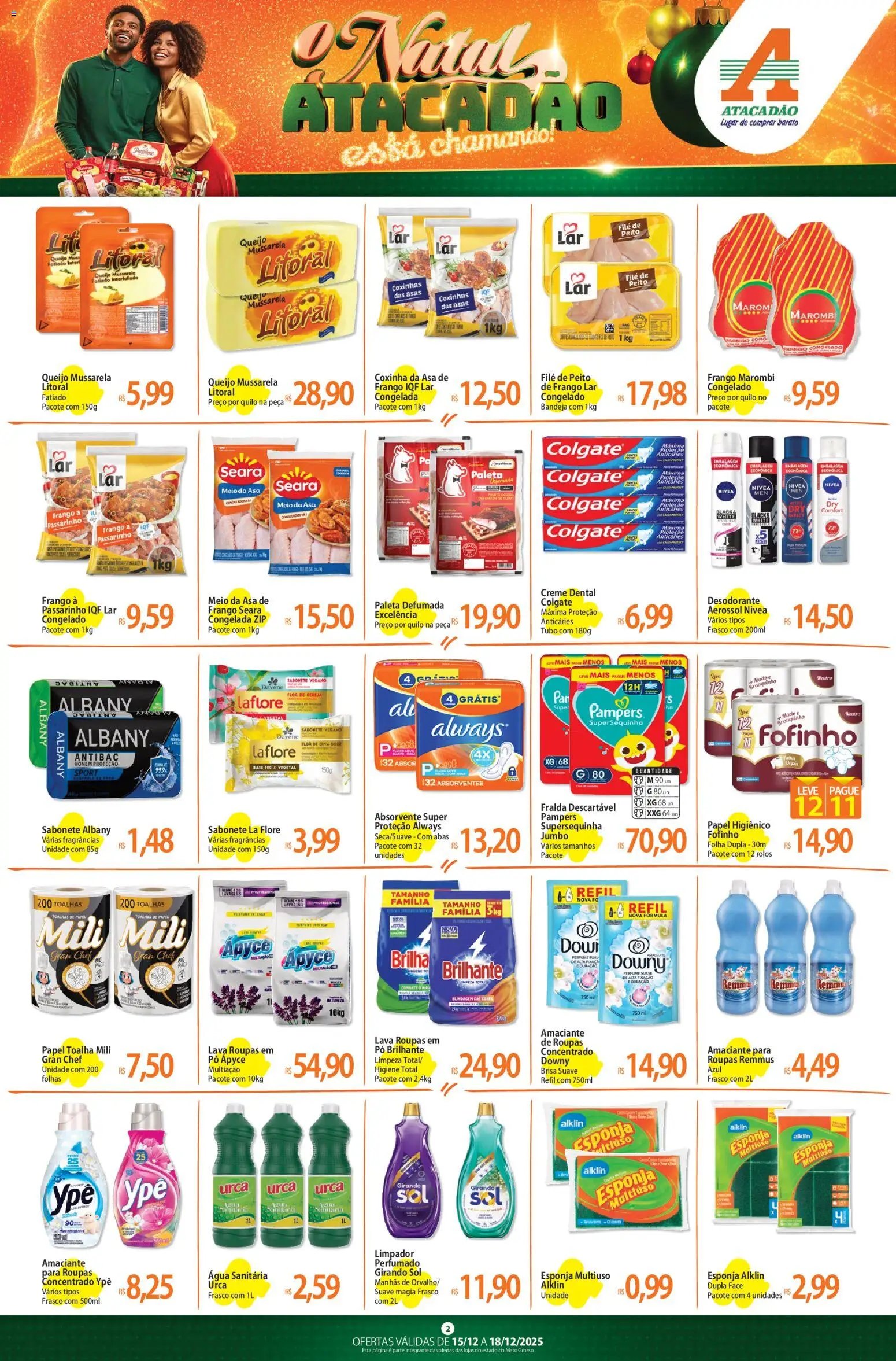 Atacadão folheto a partir de 15/12/2025 Ofertas - MT (2025-12-15 - 2025-12-18)