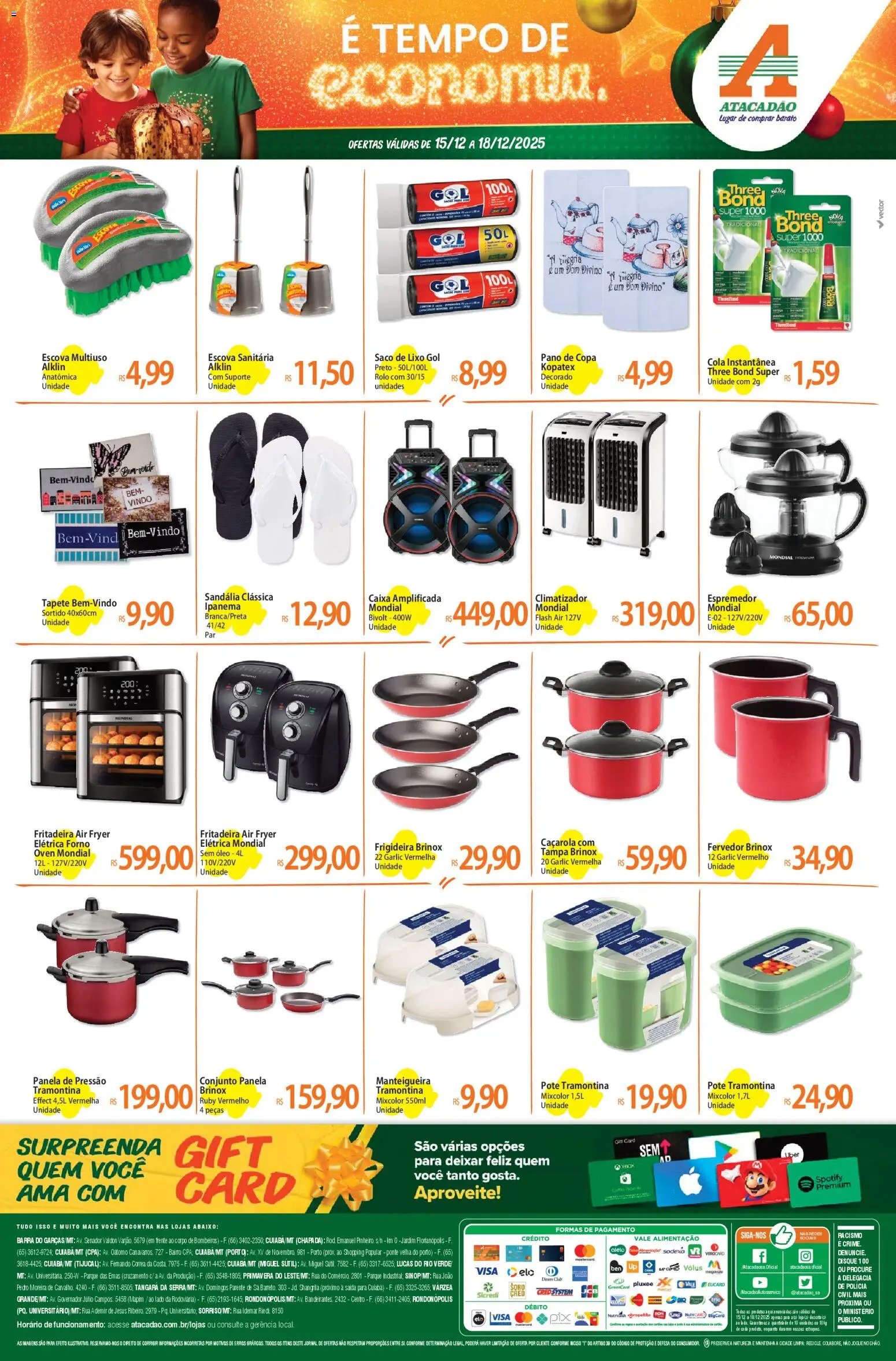 Atacadão folheto a partir de 15/12/2025 Ofertas - MT (2025-12-15 - 2025-12-18)