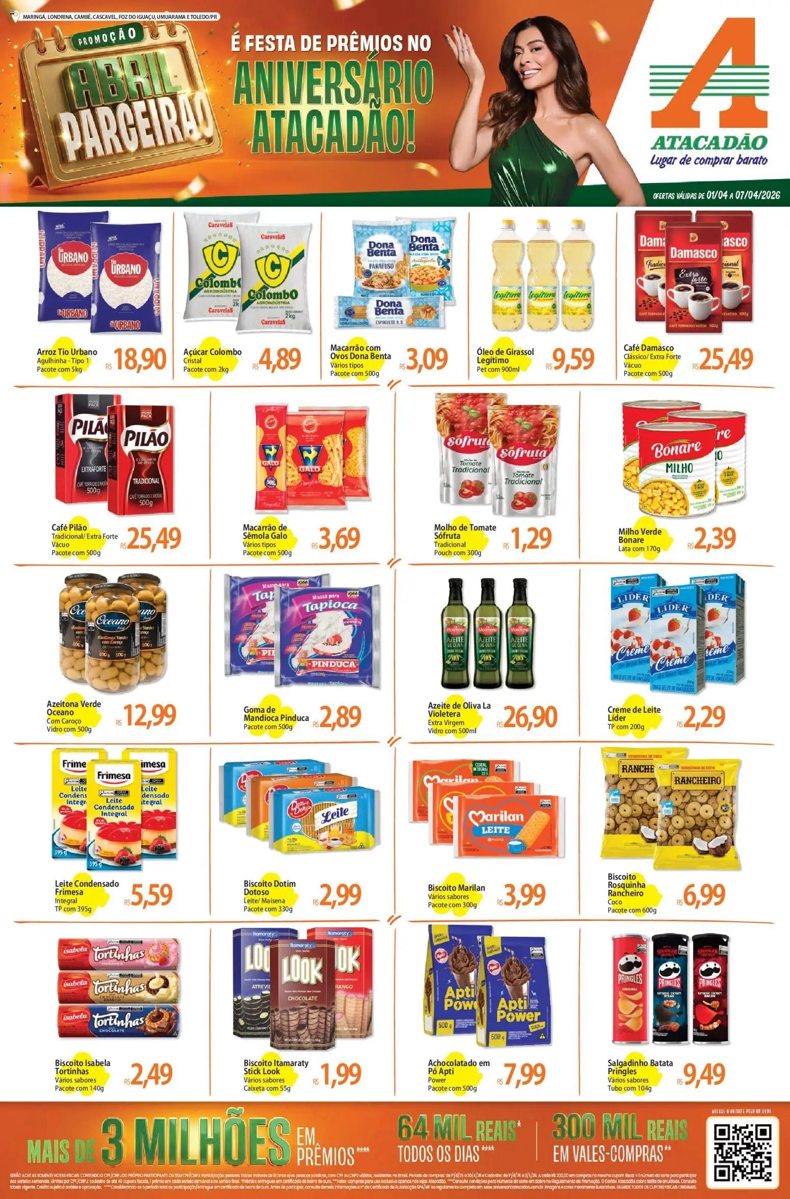 Atacadão folheto a partir de 01/04/2026 Atacadão ofertas - PR (2026-04-01 - 2026-04-07)