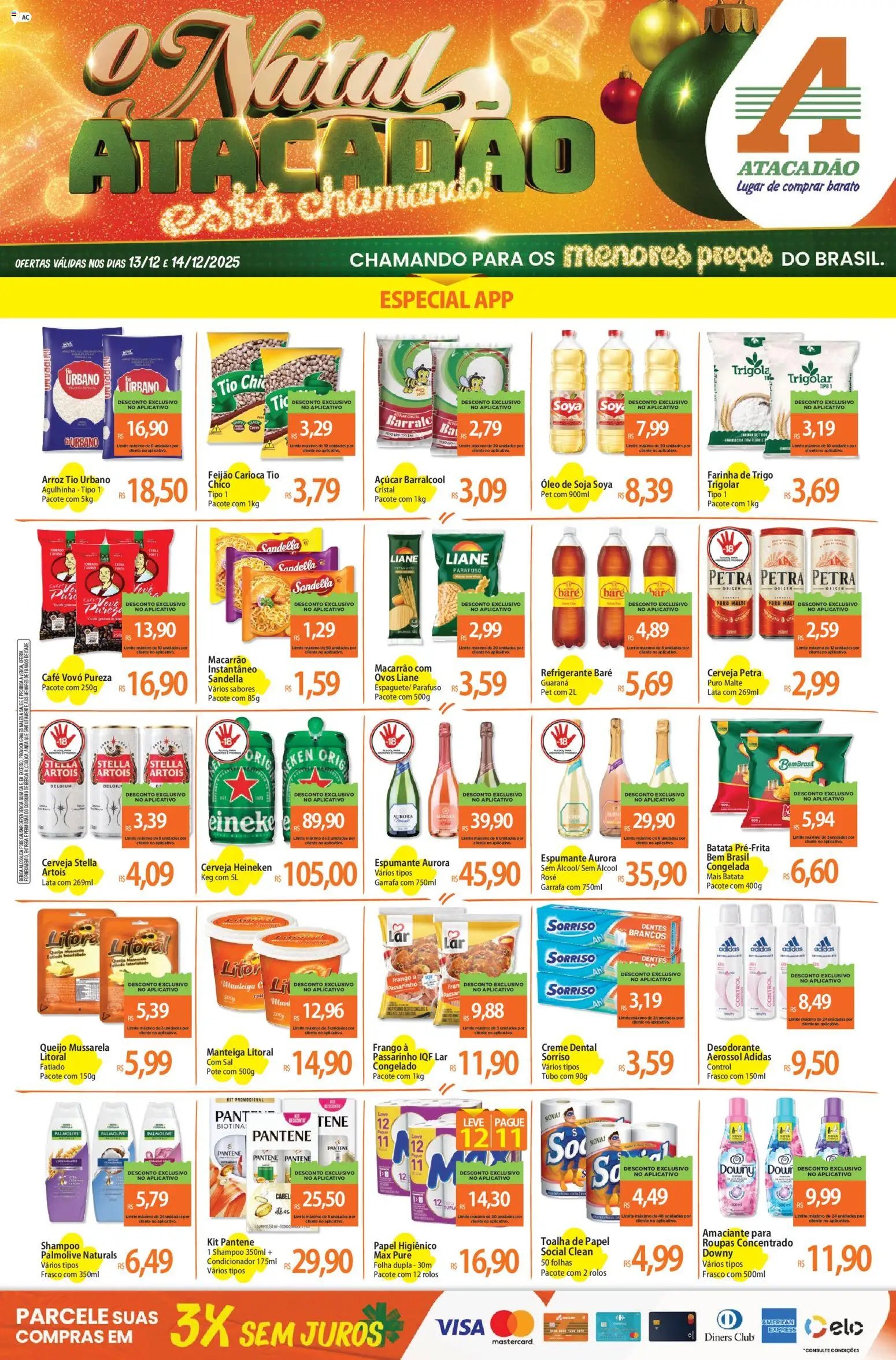 Atacadão folheto a partir de 13/12/2025 Ofertas - AC (2025-12-13 - 2025-12-14)