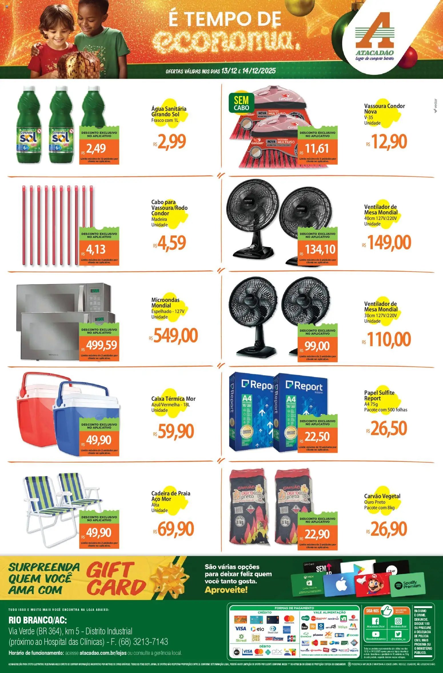 Atacadão folheto a partir de 13/12/2025 Ofertas - AC (2025-12-13 - 2025-12-14)