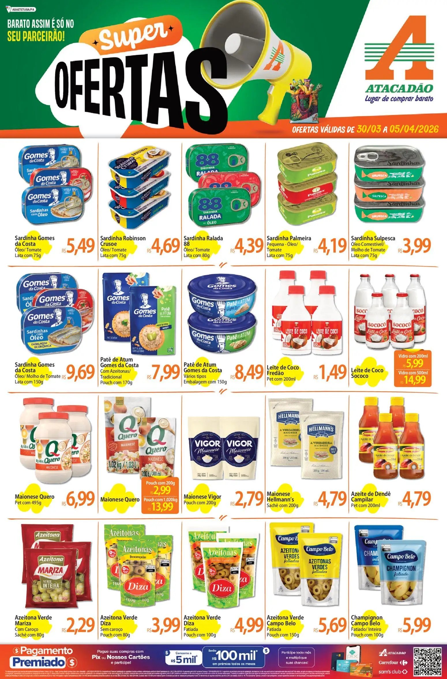 Atacadão folheto a partir de 30/03/2026 Atacadão ofertas - PA (2026-03-30 - 2026-04-05)