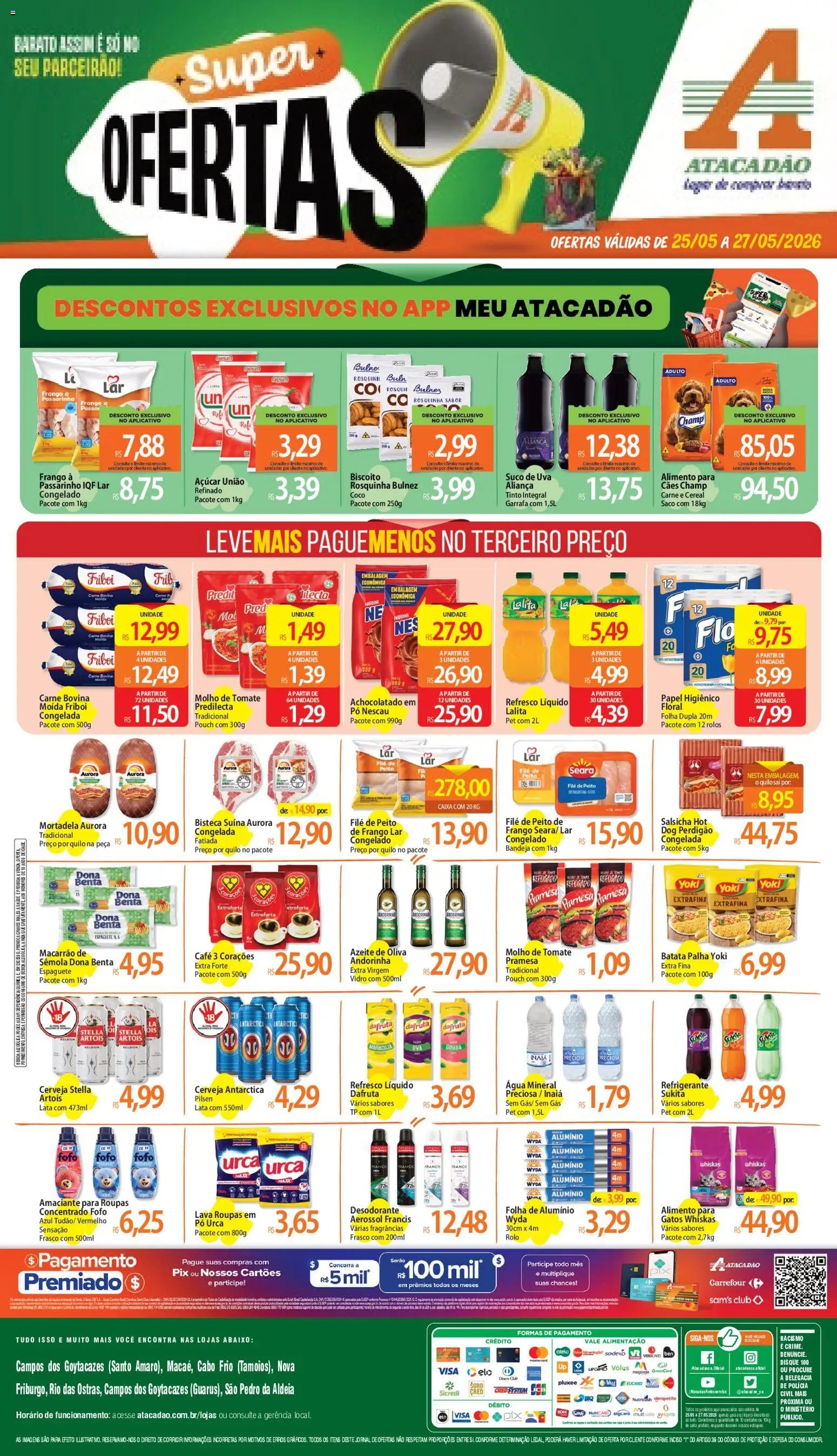 Atacadão folheto a partir de 25/05/2026 Atacadão ofertas - RJ (2026-05-25 - 2026-05-27)
