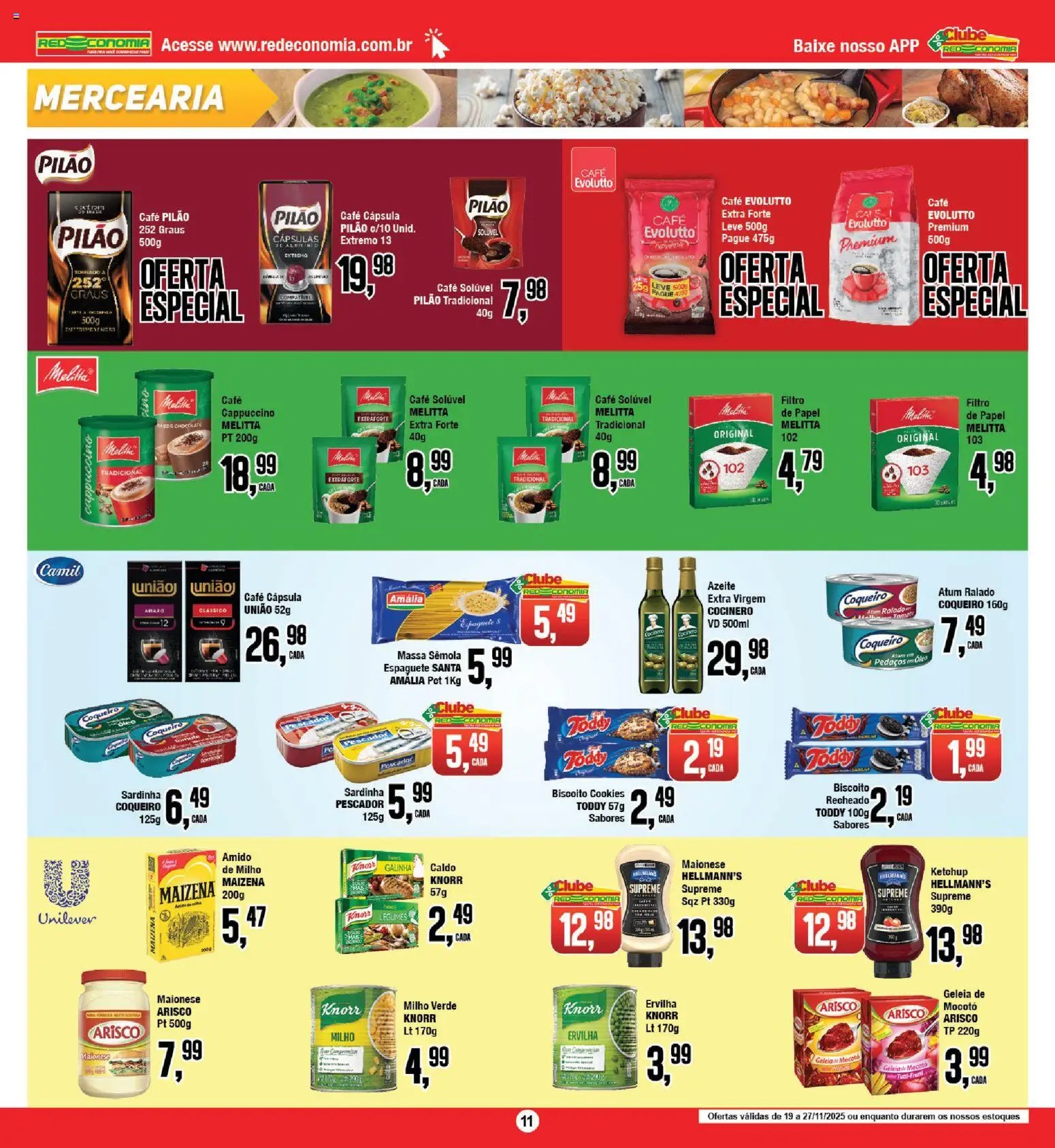 RedEconomia folheto a partir de 19/11/2025 Encarte (2025-11-19 - 2025-11-27)